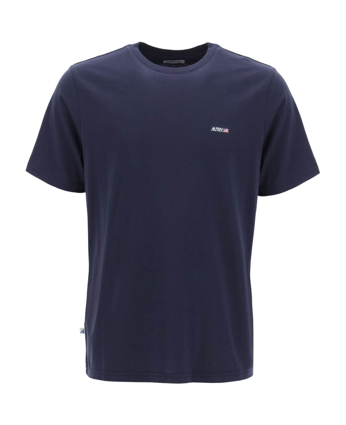Autry Logo Patch T-shirt - Blue Tシャツ