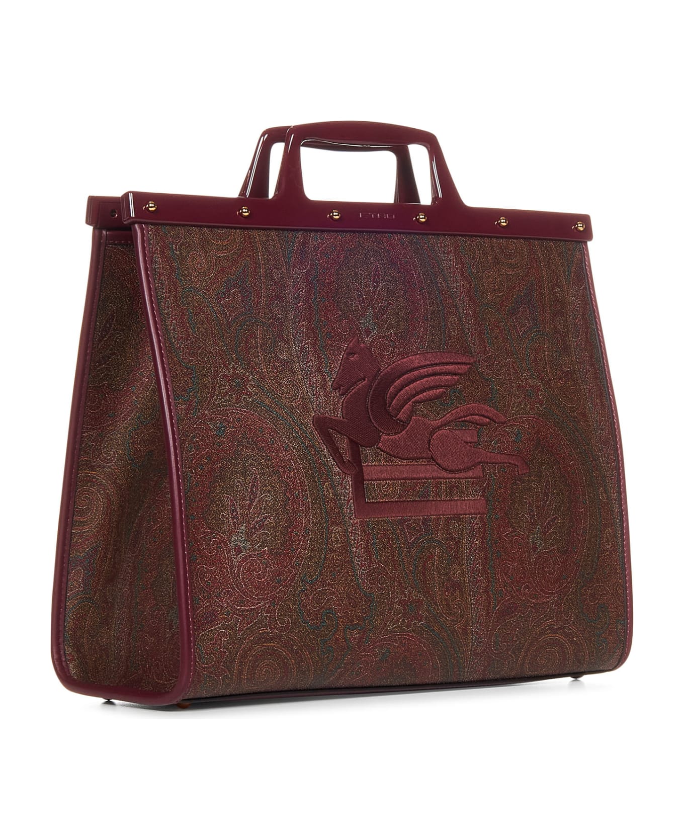 Etro Love Trotter Medium Paisley Tote - Red トートバッグ