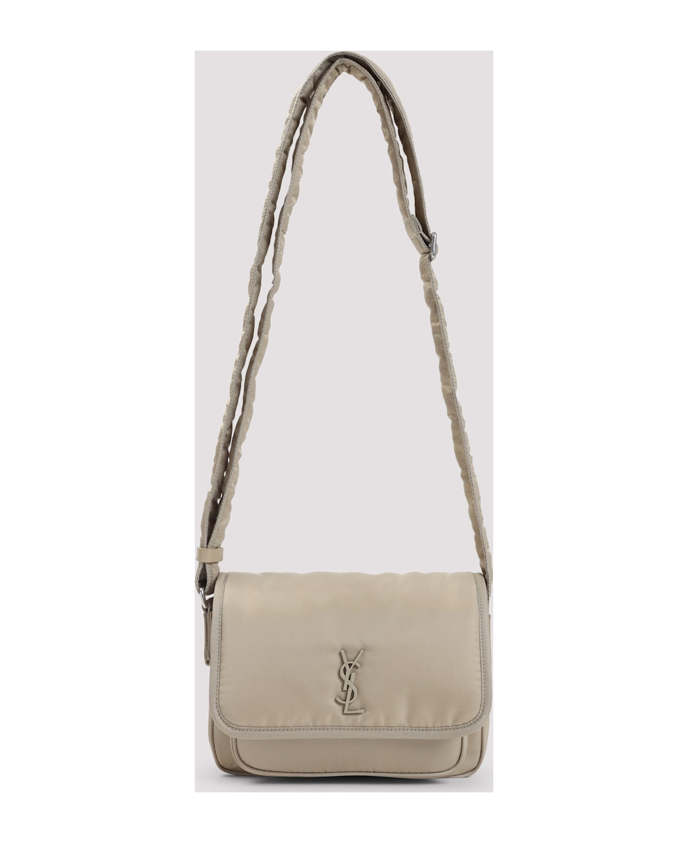 Saint Laurent Niki S Shoulder Bag - Gray
