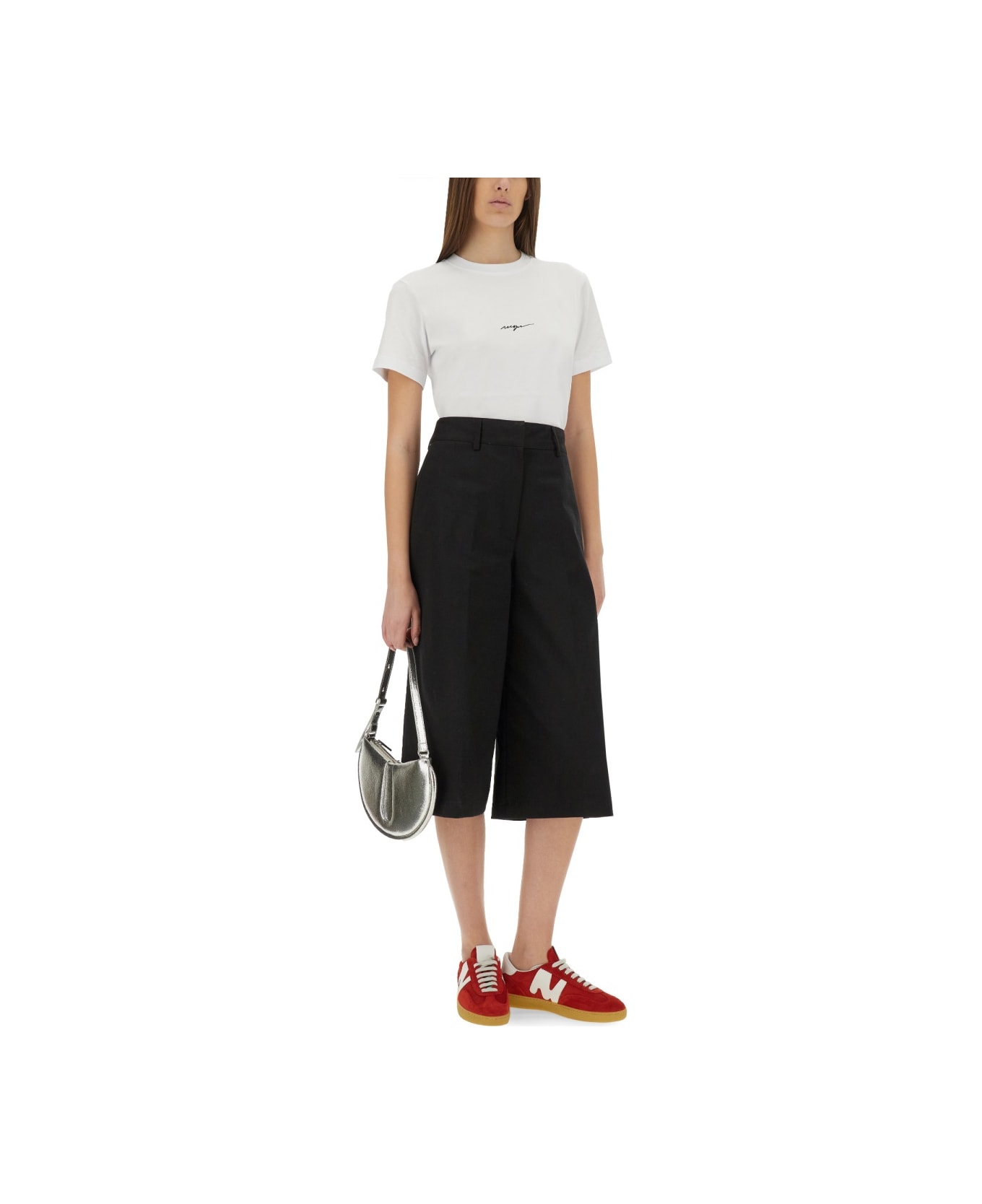 MSGM T-shirt With Logo - WHITE