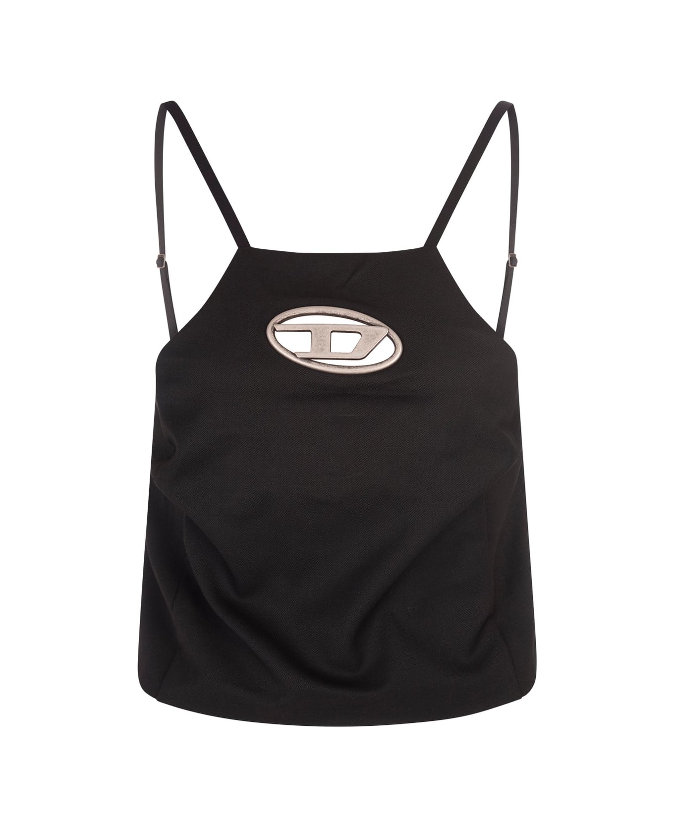 Diesel T-wilight Logo Plaque Top Diesel - BLACK