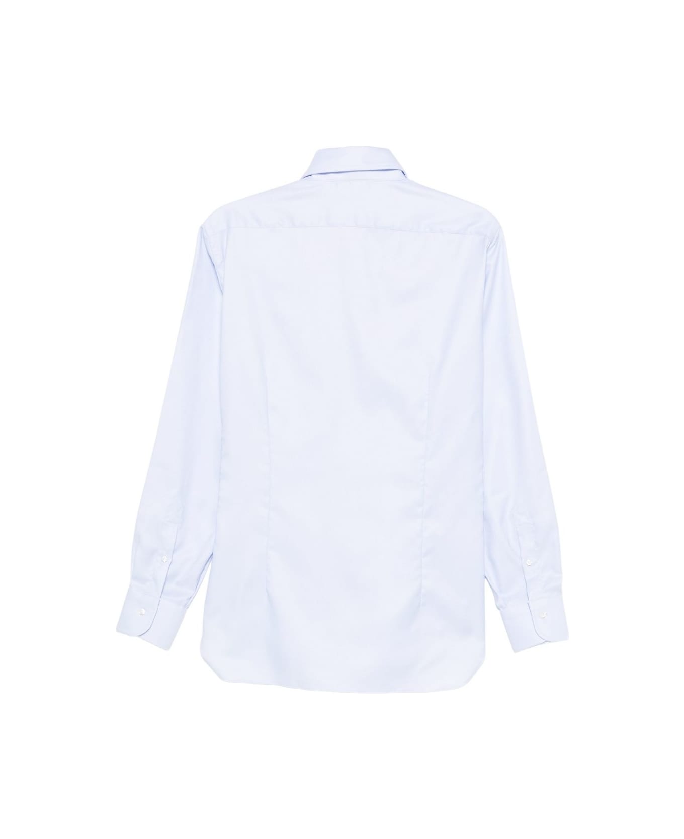 Barba Napoli Barba Cotton Button-down Shirt - Clear Blue シャツ