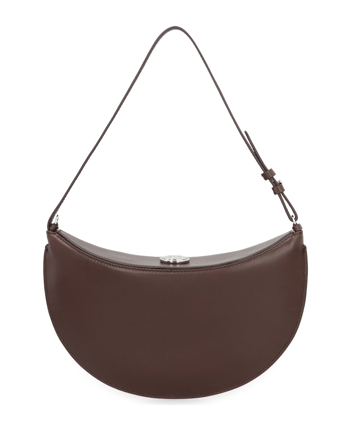 Jacquemus Shoulder Bag Le Petite Oval In Leather - brown