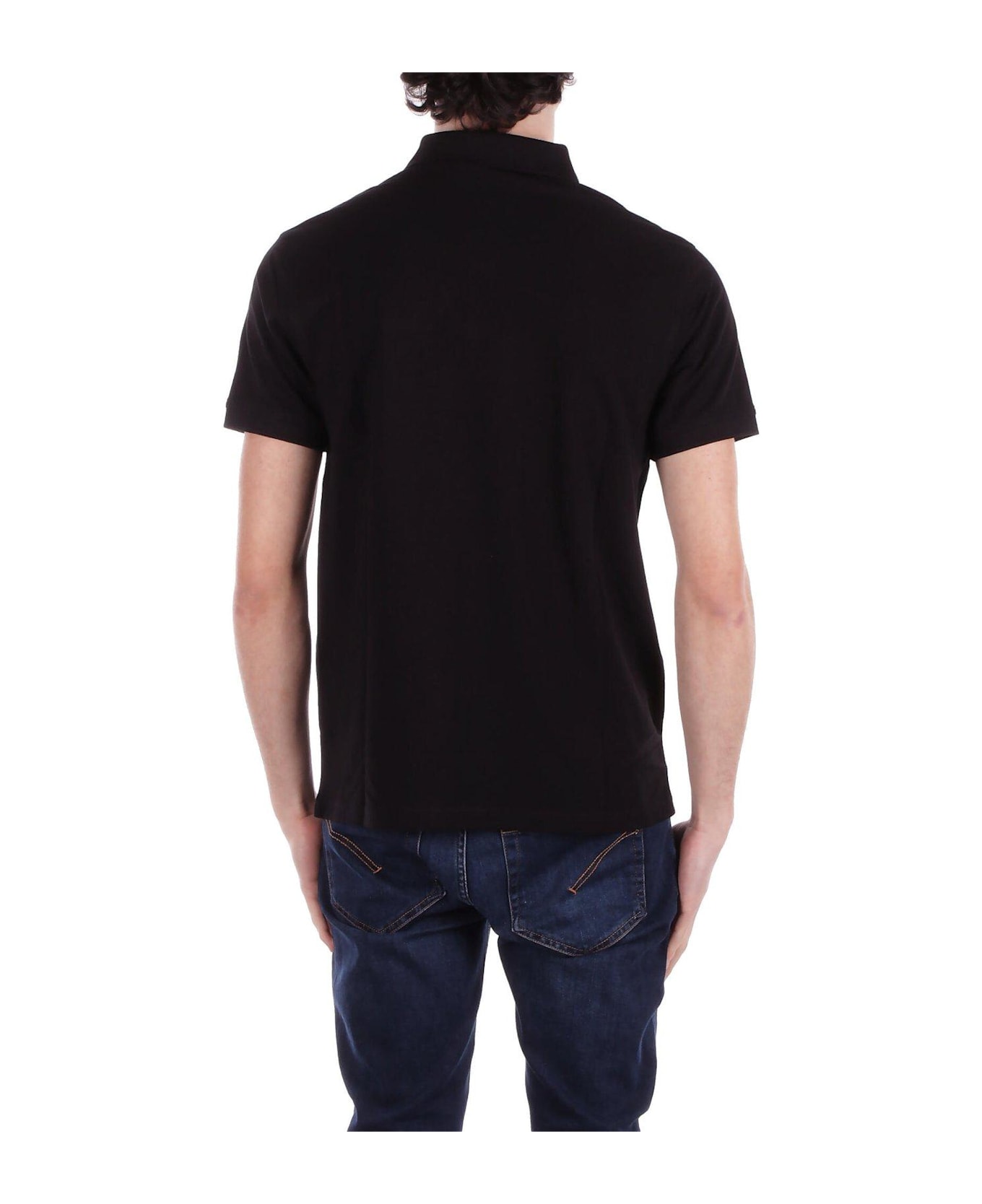 Barbour Short-sleeved Polo Shirt - Black