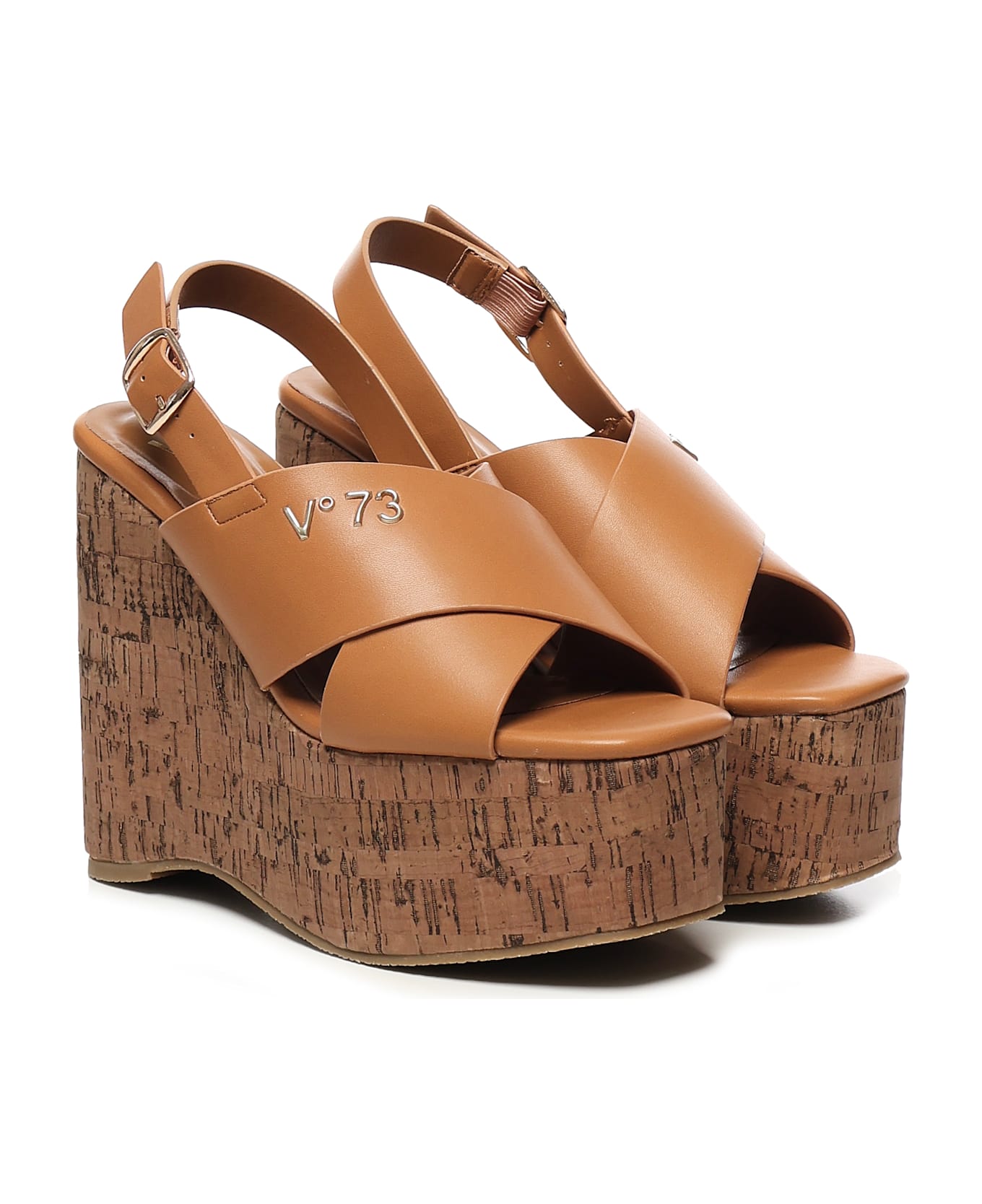 V73 Kornelia Wedges - Brown