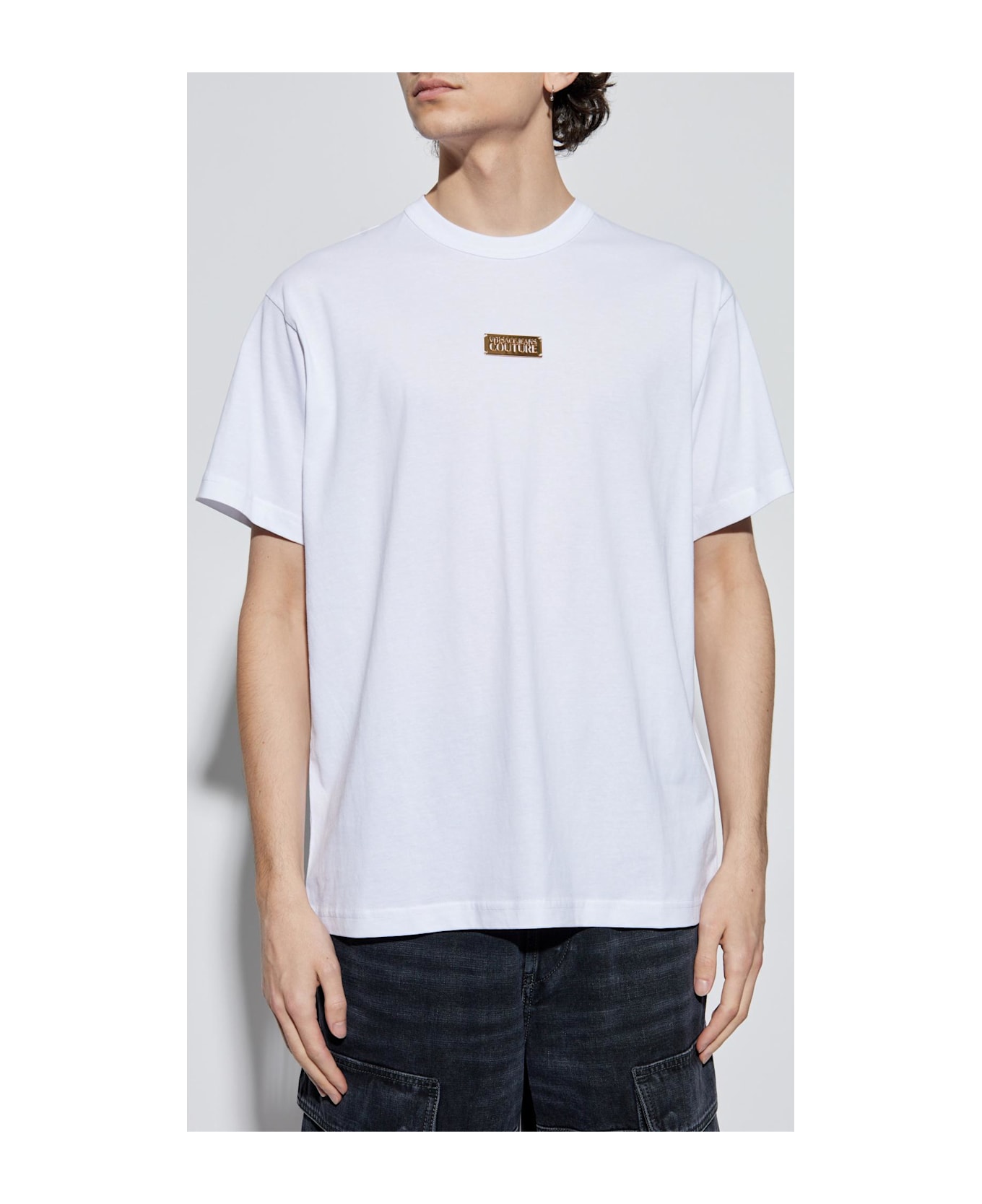 Versace Jeans Couture T-shirt With Logo - WHITE