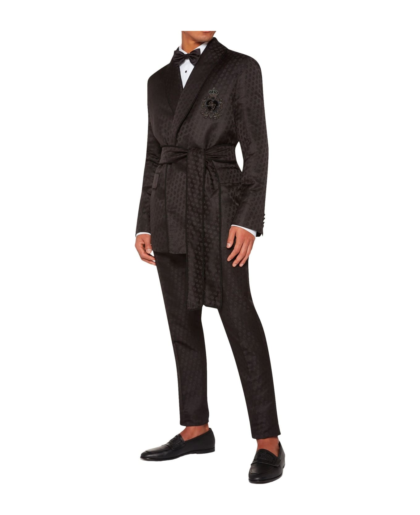 Dolce & Gabbana Jacquard Tuxedo Jacket - Black ジャケット