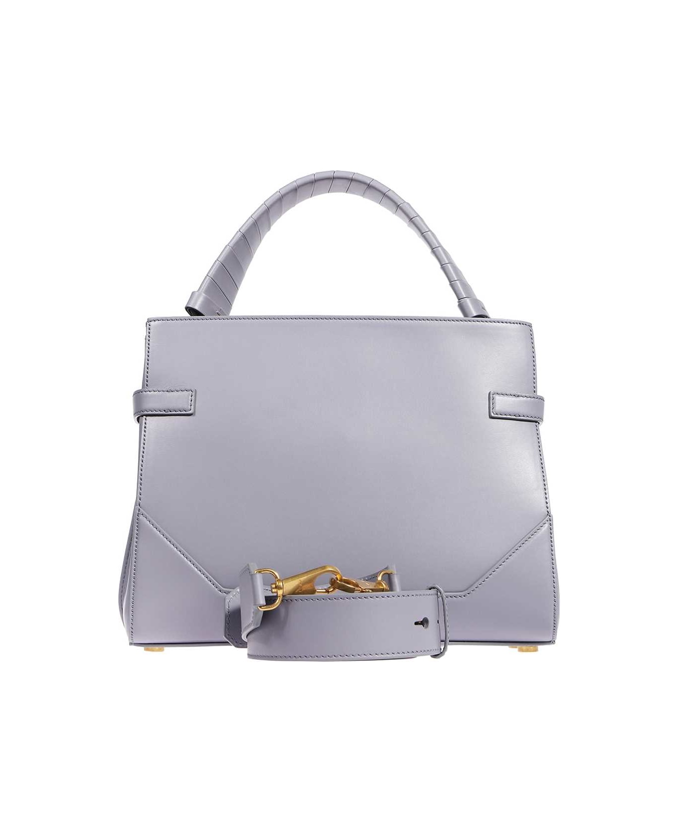 Balmain Leather Handbag - grey トートバッグ