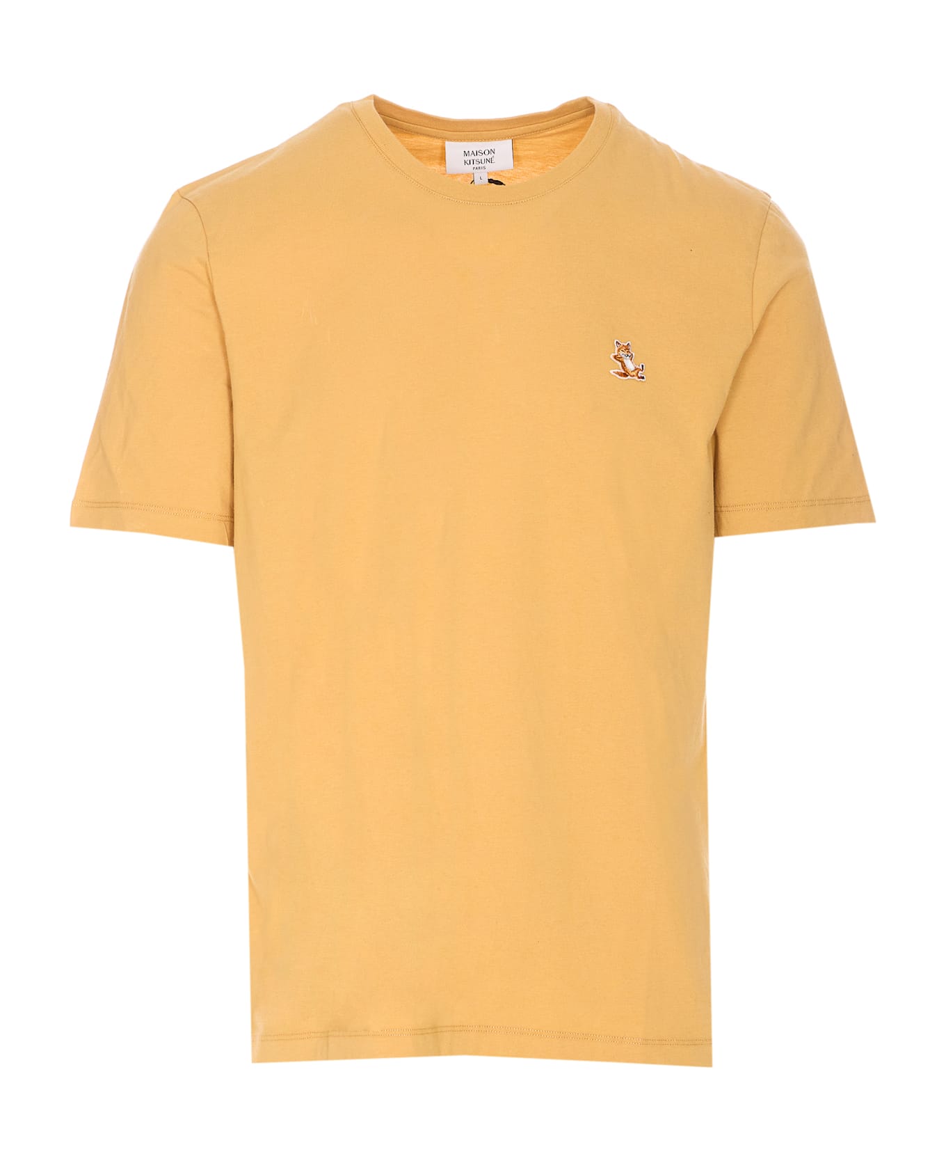 Maison Kitsuné Chillax Fox Patch T-shirt - Yellow