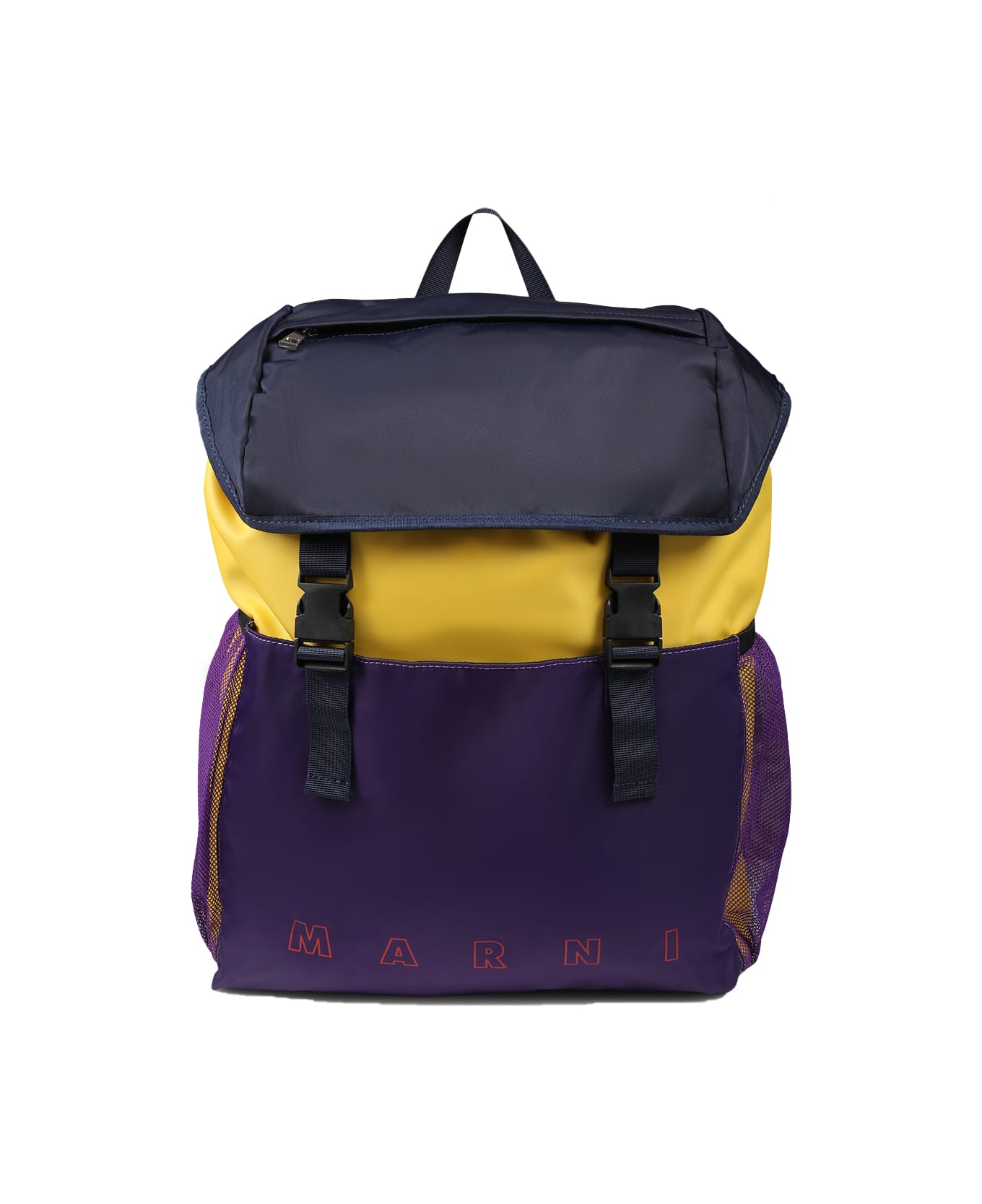 Marni Multicolor Backpack For Kids With Logo - Multicolor