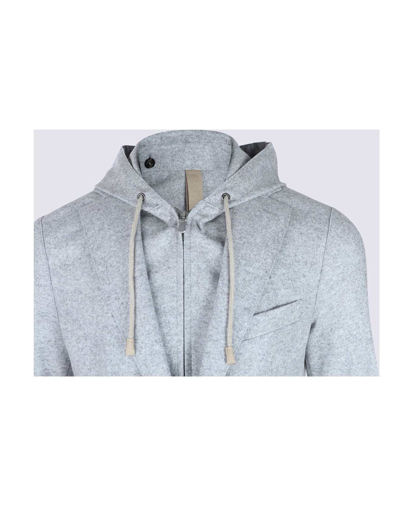 Eleventy Grey Wool Blazer - Grey