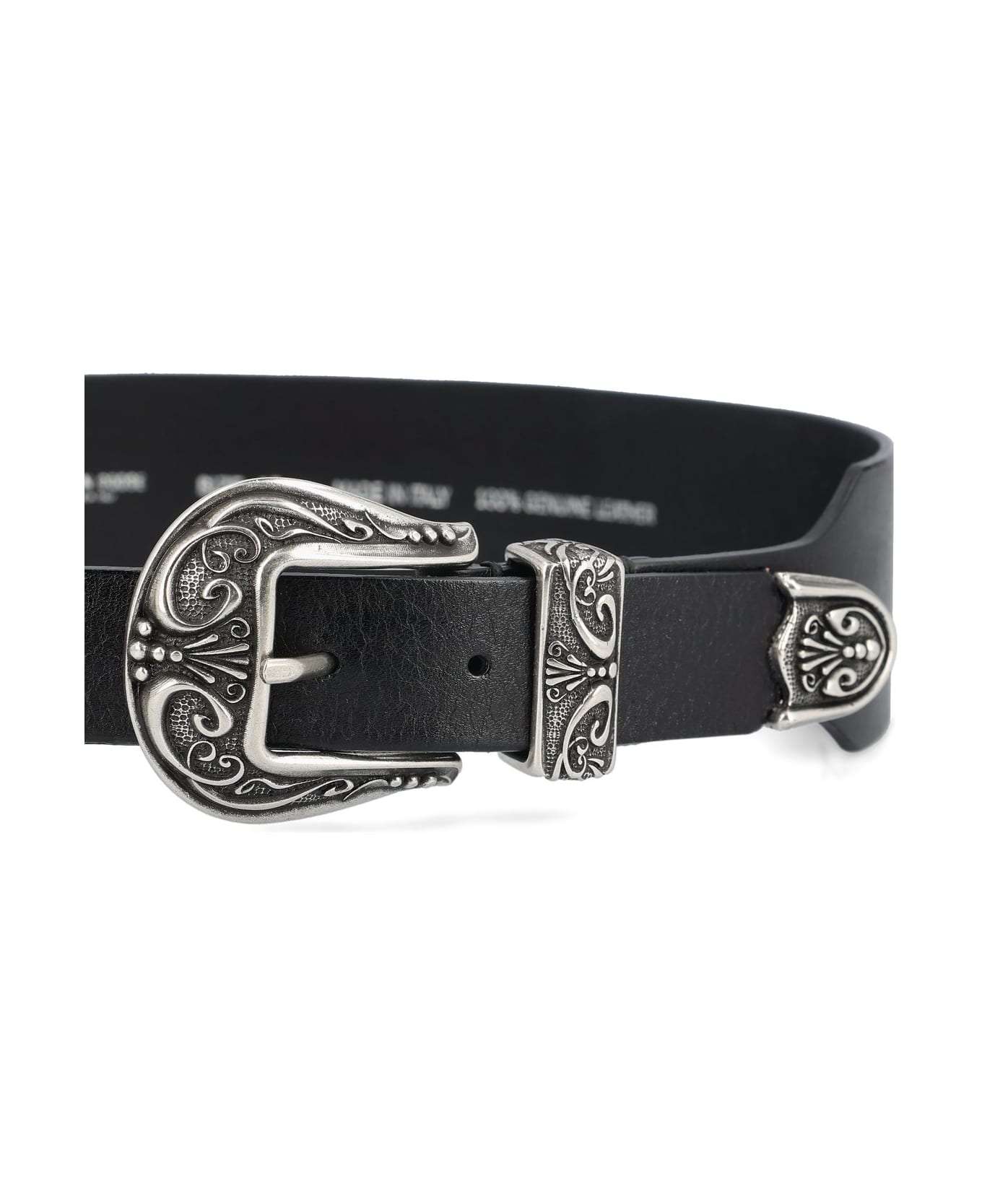 Golden Goose Double Buckled Belt - Black