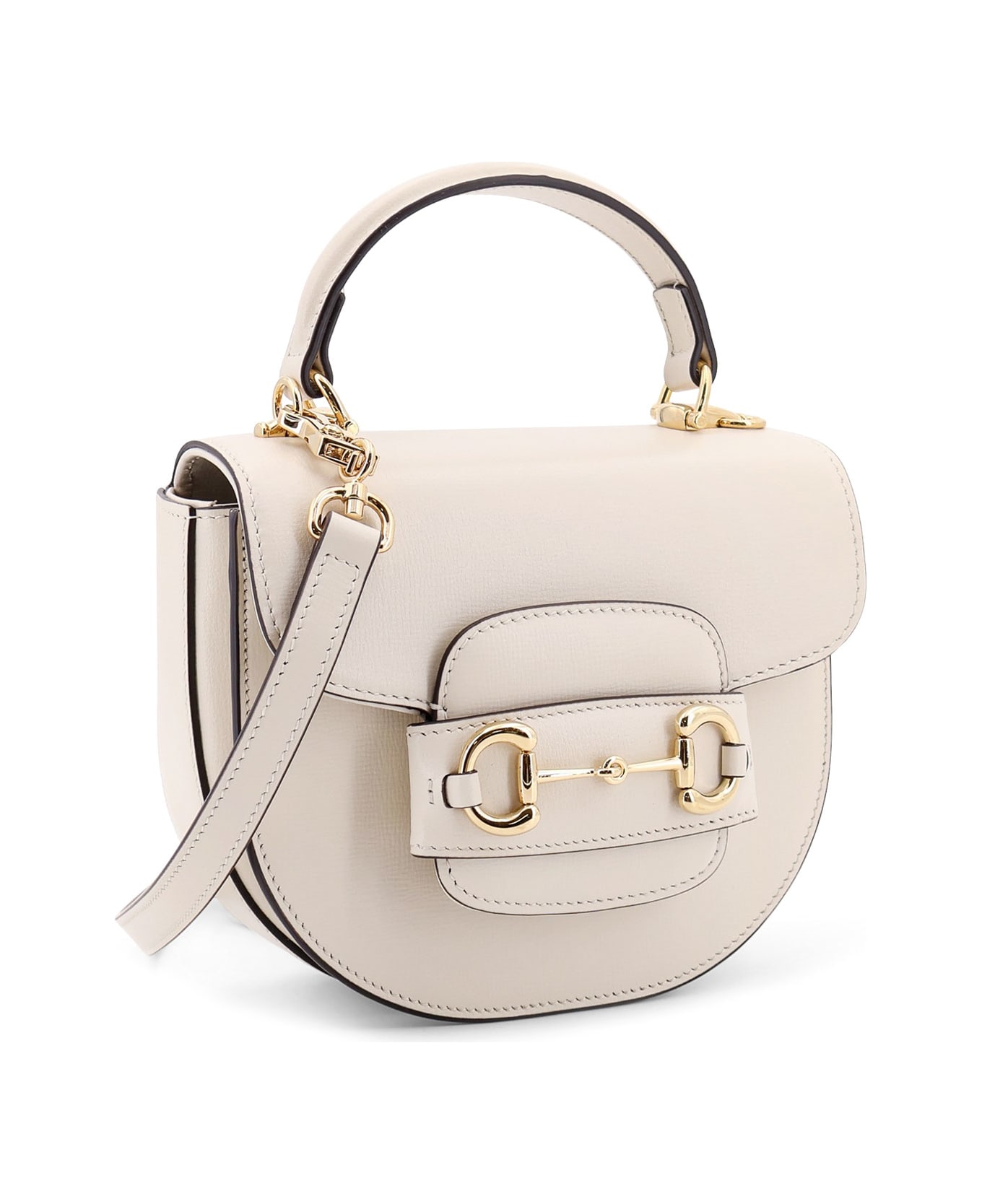 Gucci 
gucci Horsebit 1955 Mini
 Handbag - White