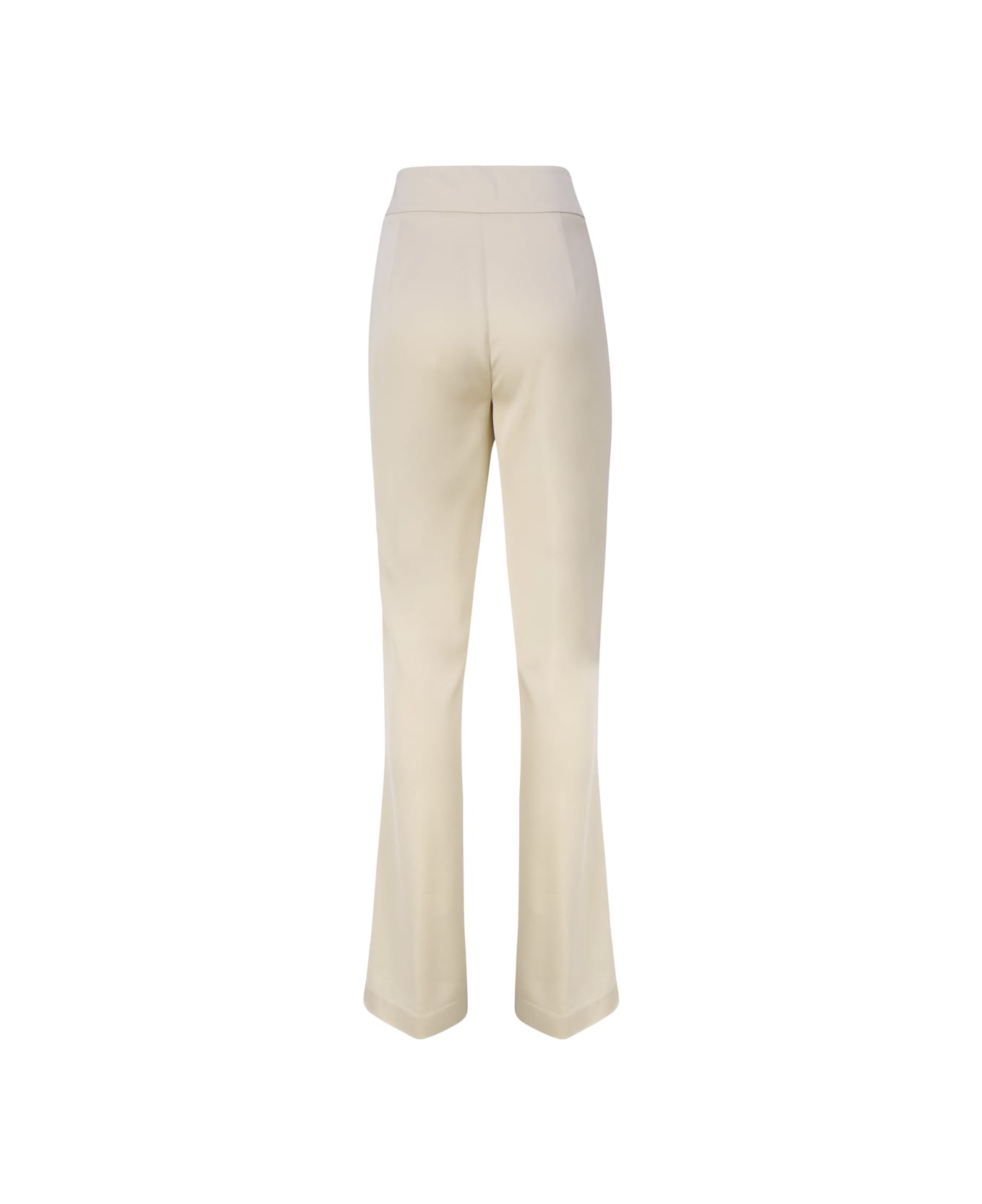 Genny Elegant Trousers In Fabric - Rainy day