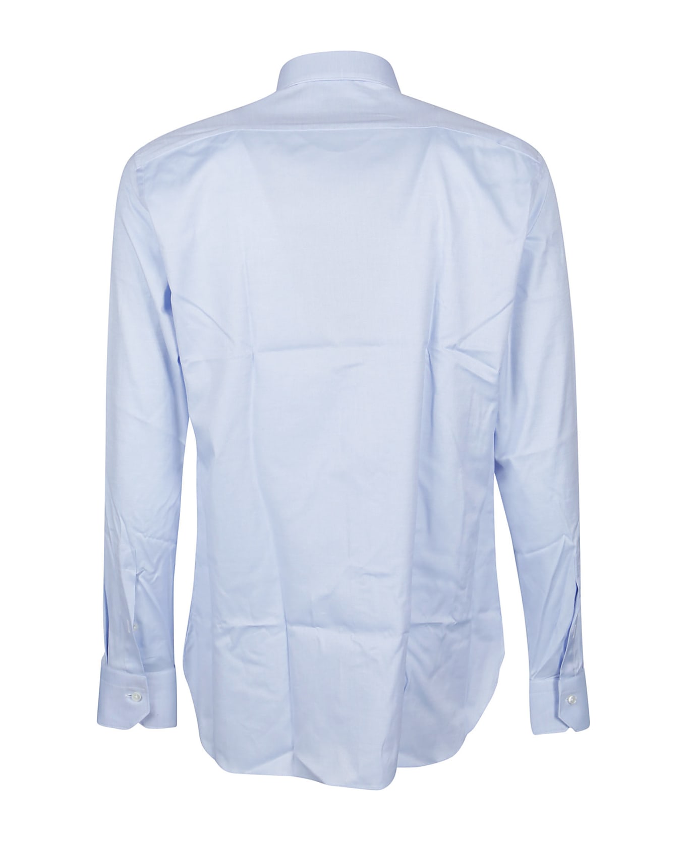 Zegna Lux Tailoring Long Sleeve Shirt - Azzurro