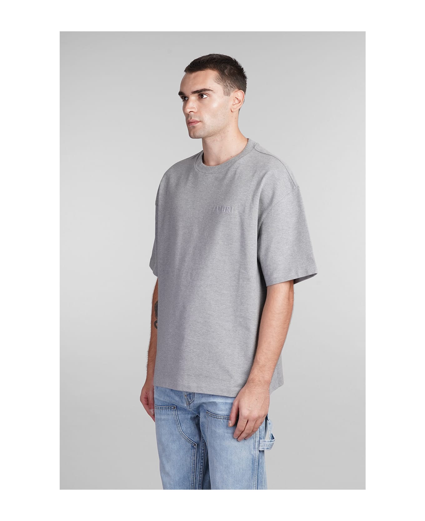 AMIRI T-shirt In Grey Cotton - grey