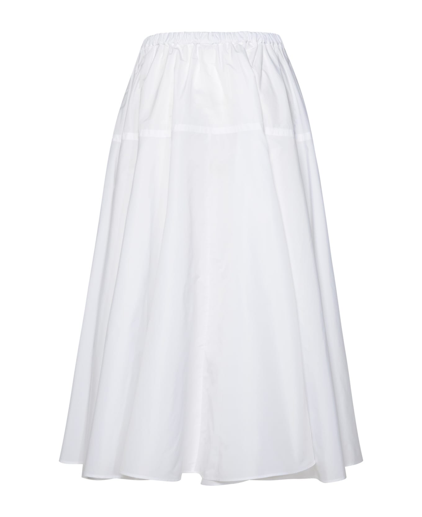 Patou White Recycled Polyester Skirt - White スカート