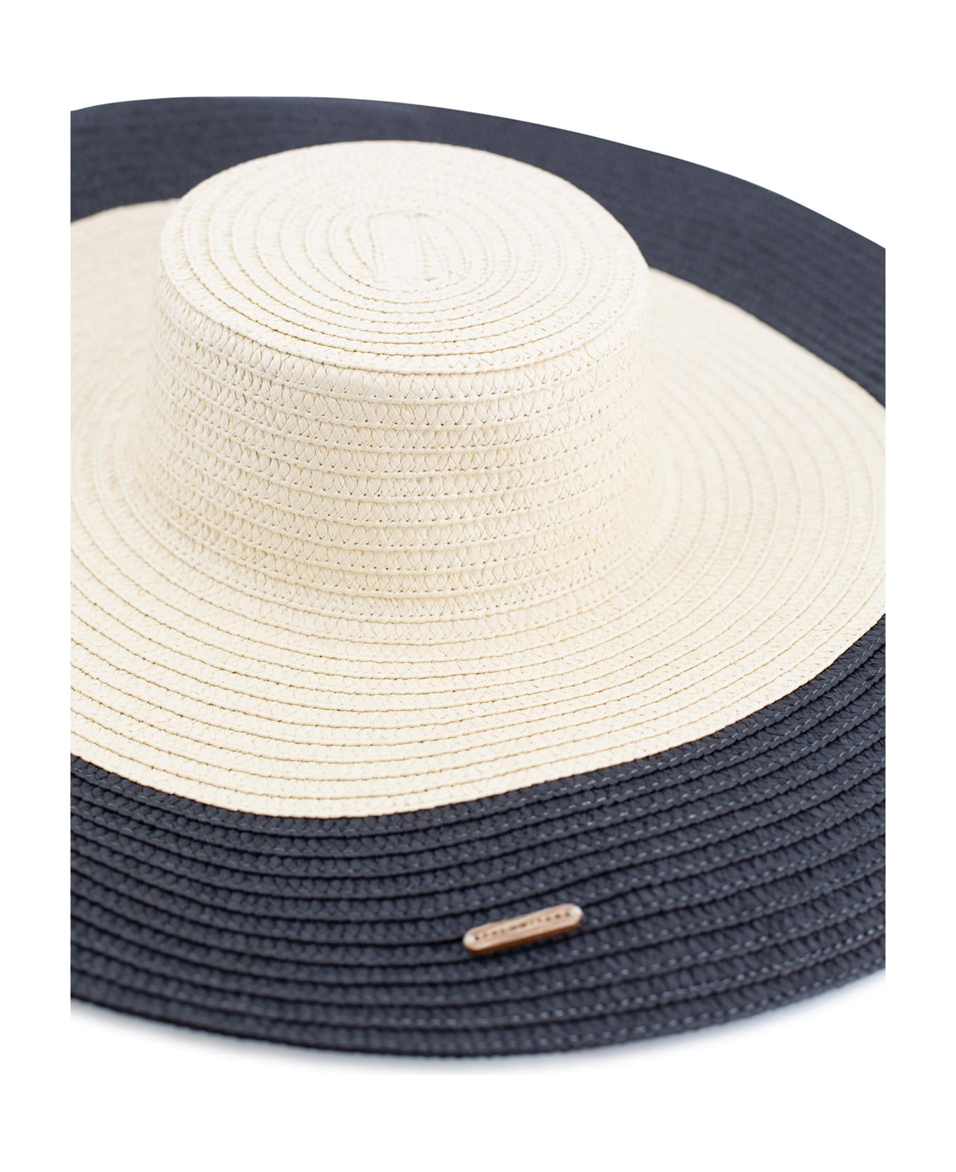 Paloma Barceló Raffia Hat - Black