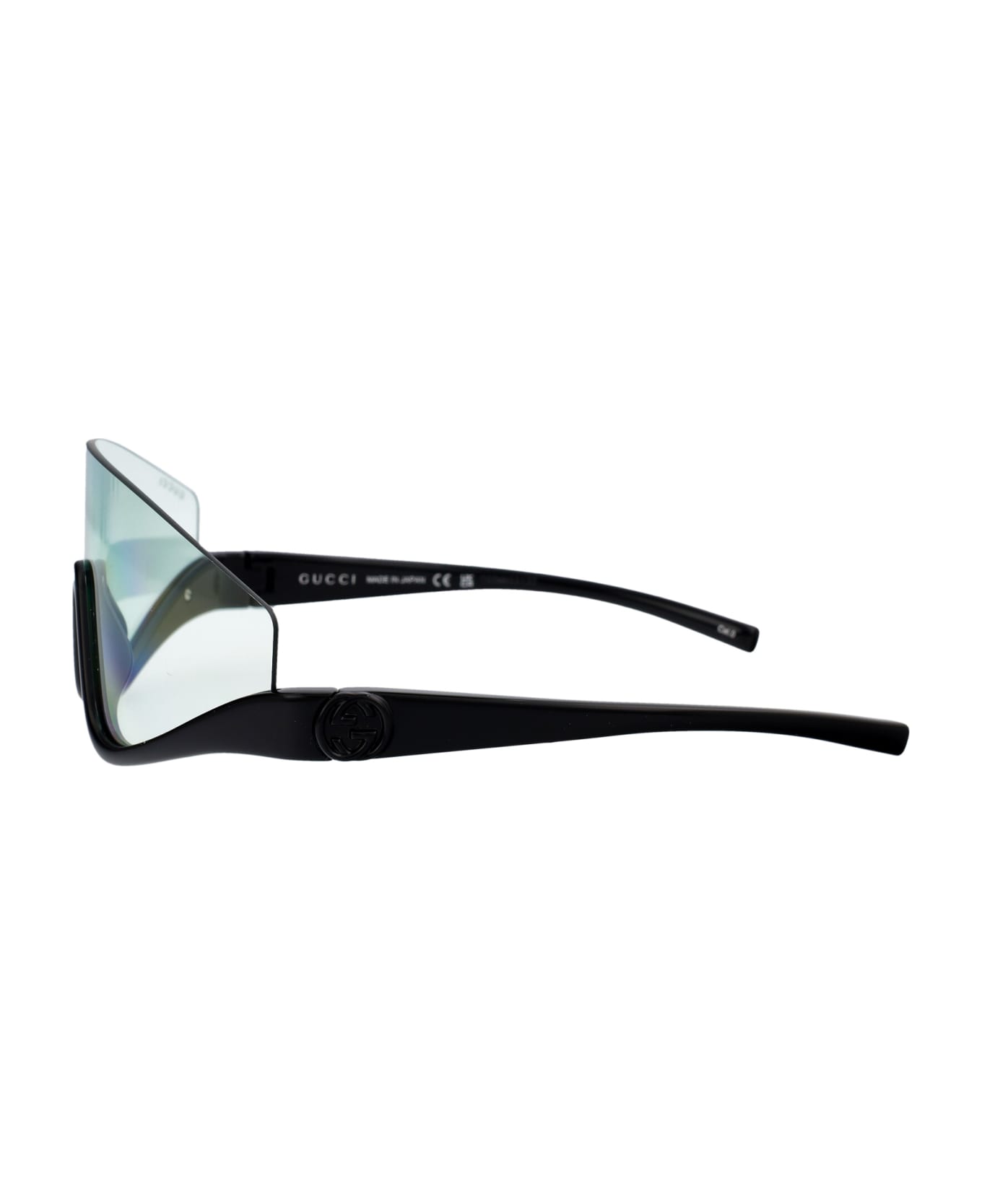 Gucci Eyewear Gg1650s Sunglasses - 005 BLACK BLACK GREEN サングラス