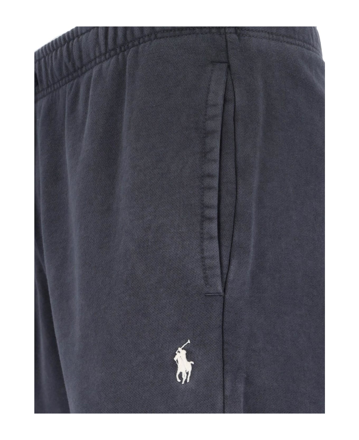 Polo Ralph Lauren Logo Track Pants Pants - BLACK