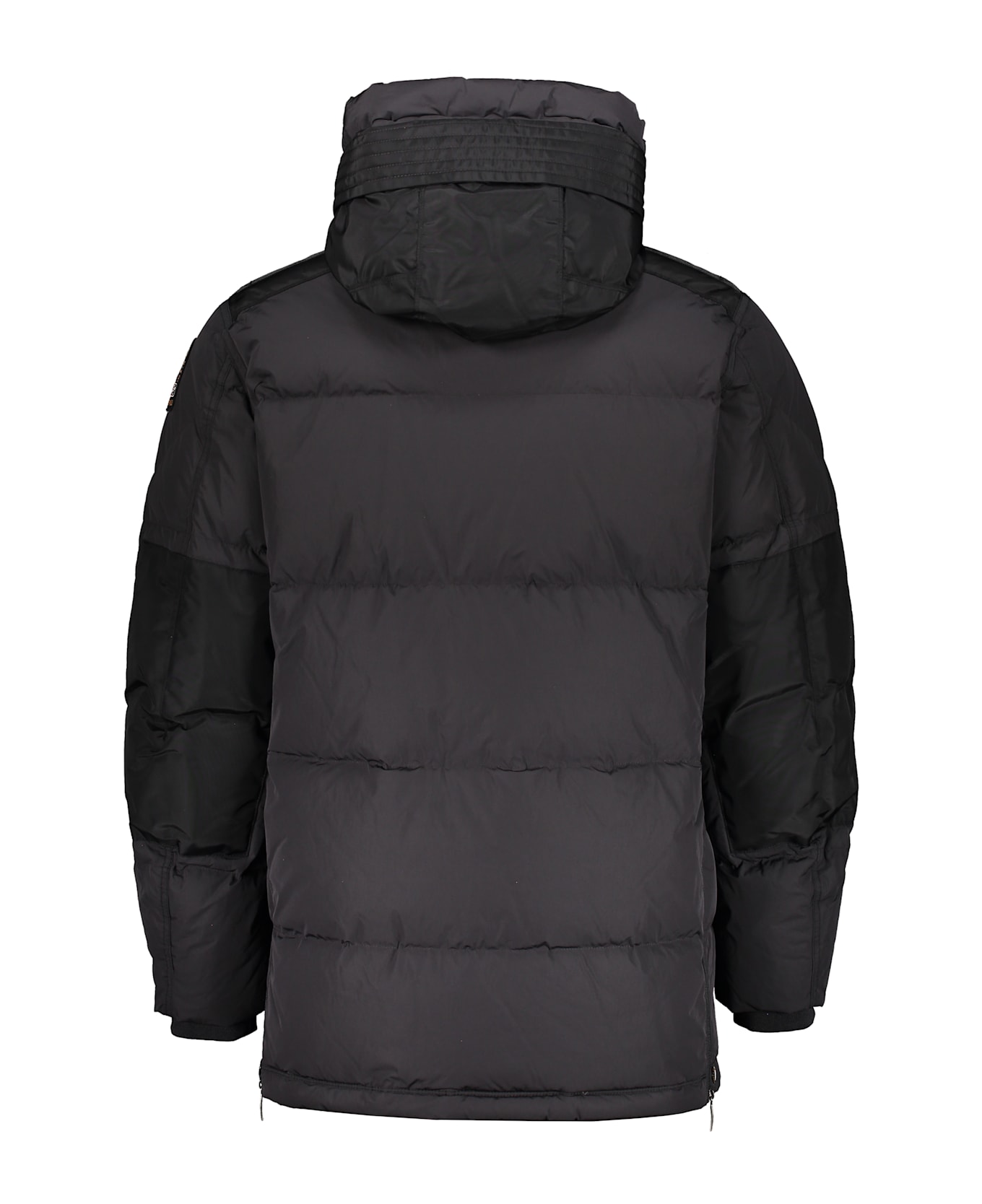 Parajumpers Black Winter Jacket With Adjustable Hood - black