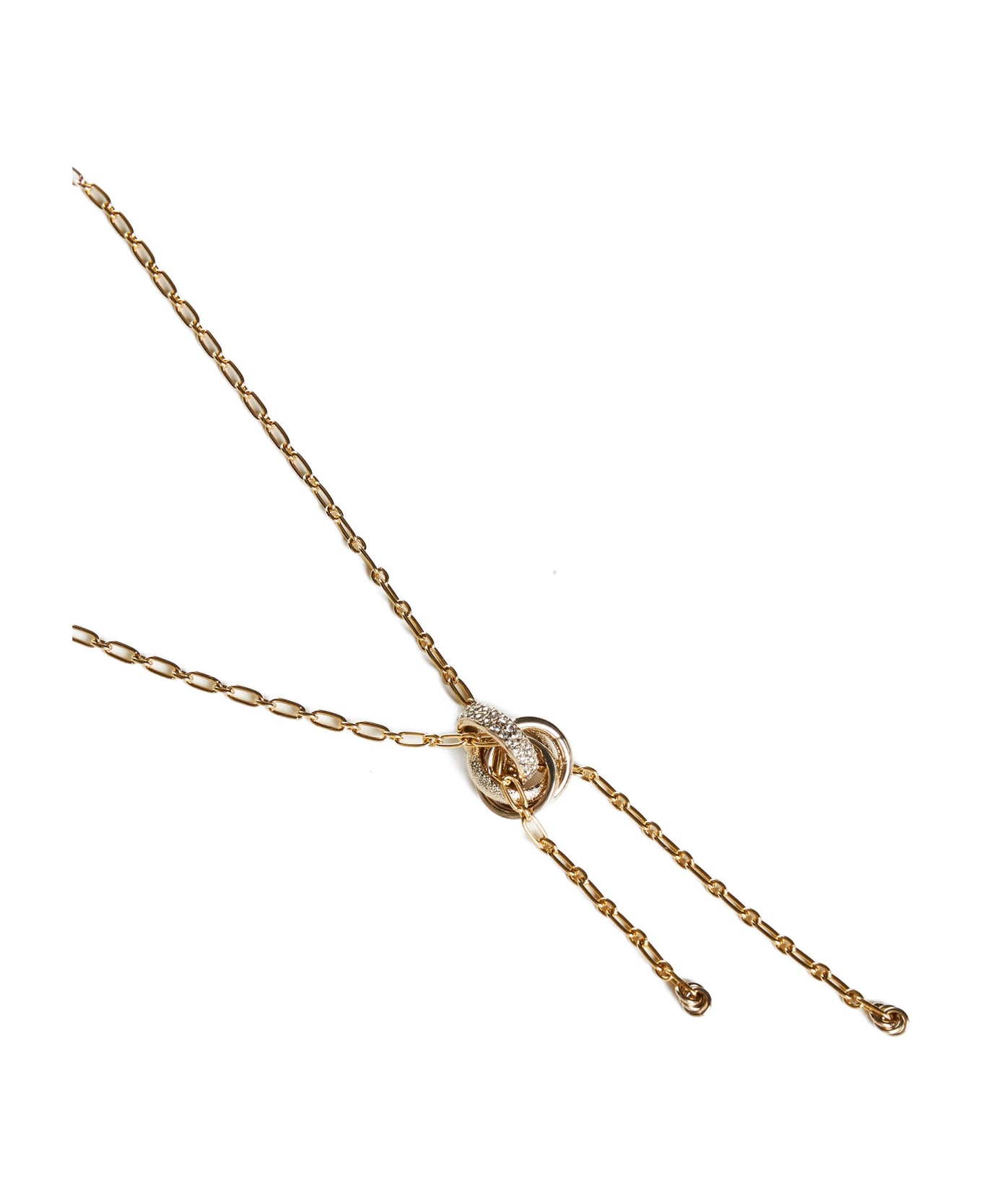 Lanvin Necklace - Gold crystal ネックレス