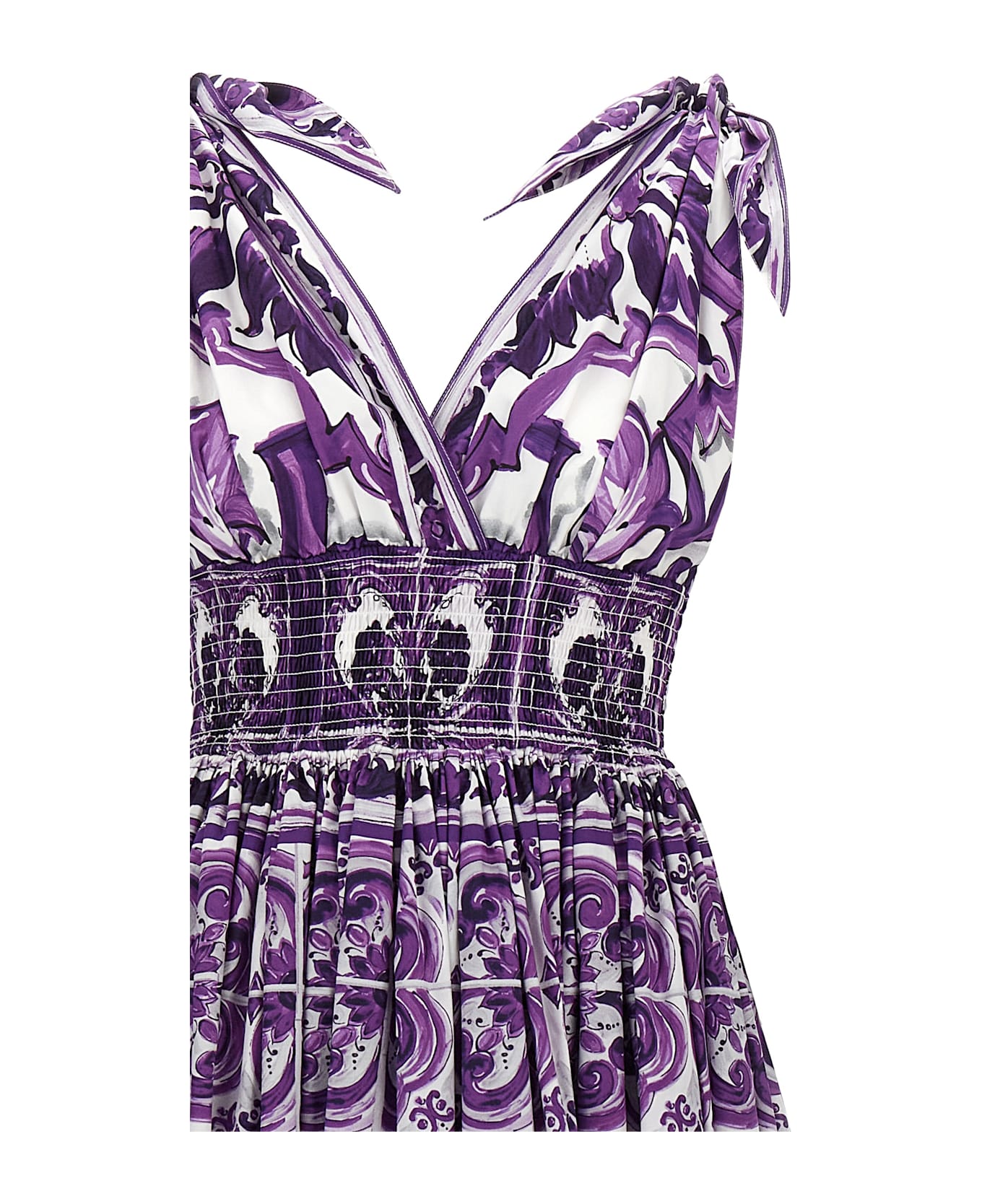 Dolce 
Gabbana 
maiolica
 Dress - Purple