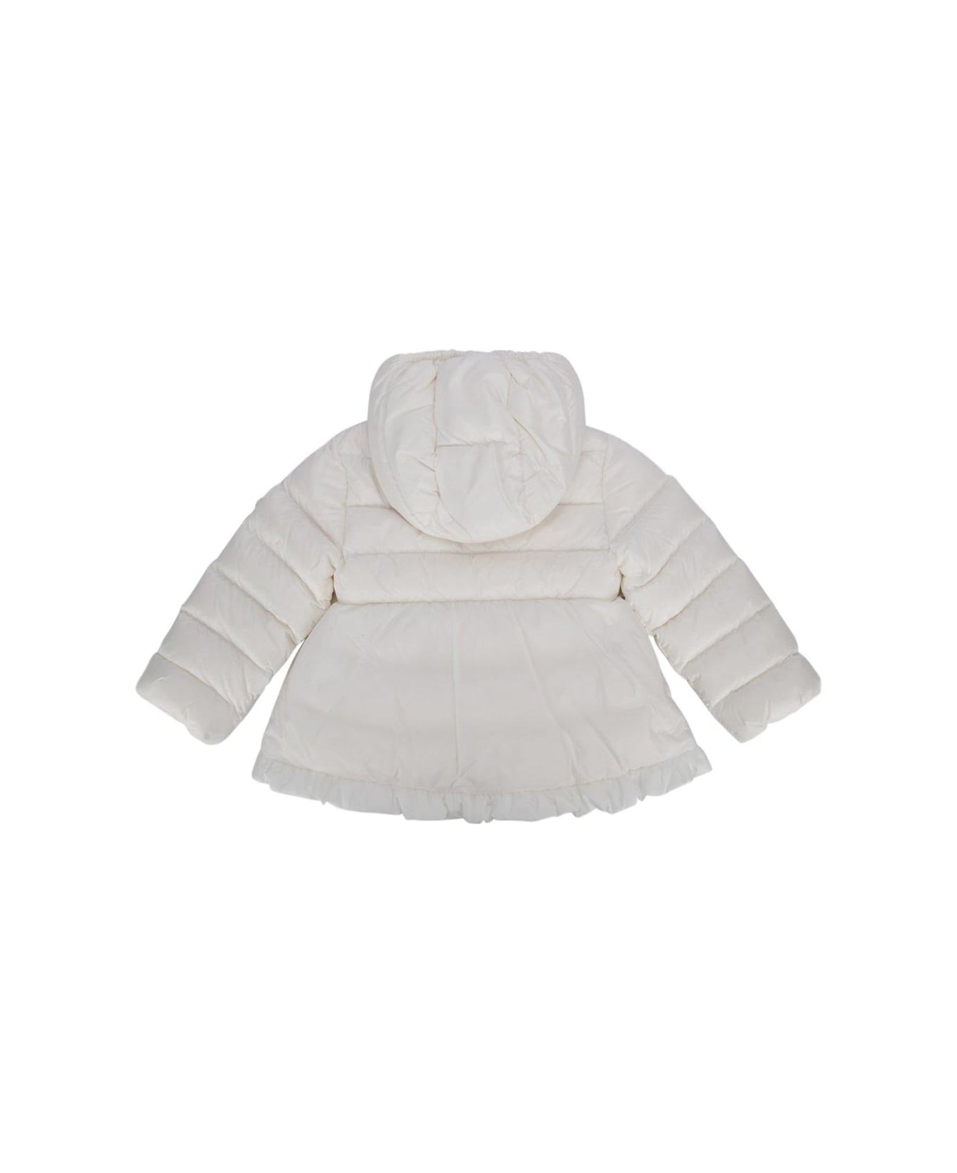 Moncler Odile Logo Patch Down Jacket