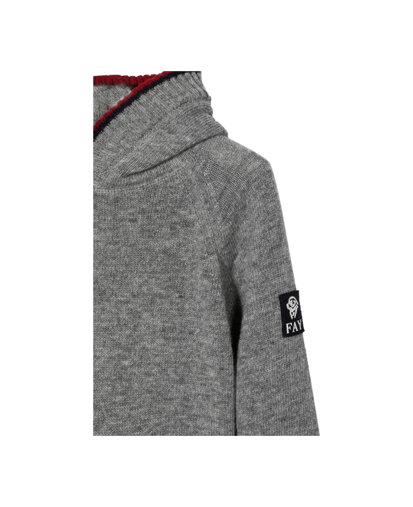 Fay Hooded Shirt - GREY