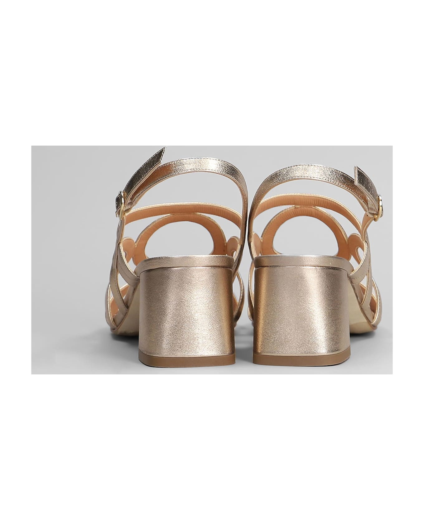 Julie Dee Sandals In Copper Leather - copper