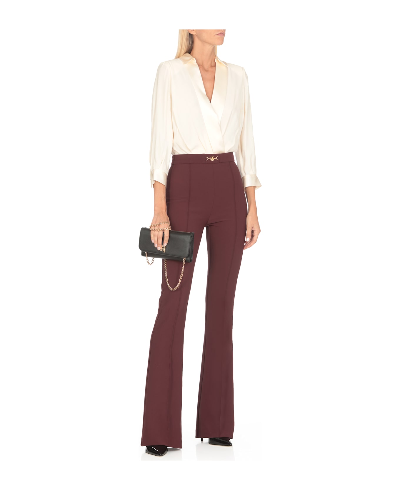 Elisabetta Franchi Jumpsuit - Bordeaux