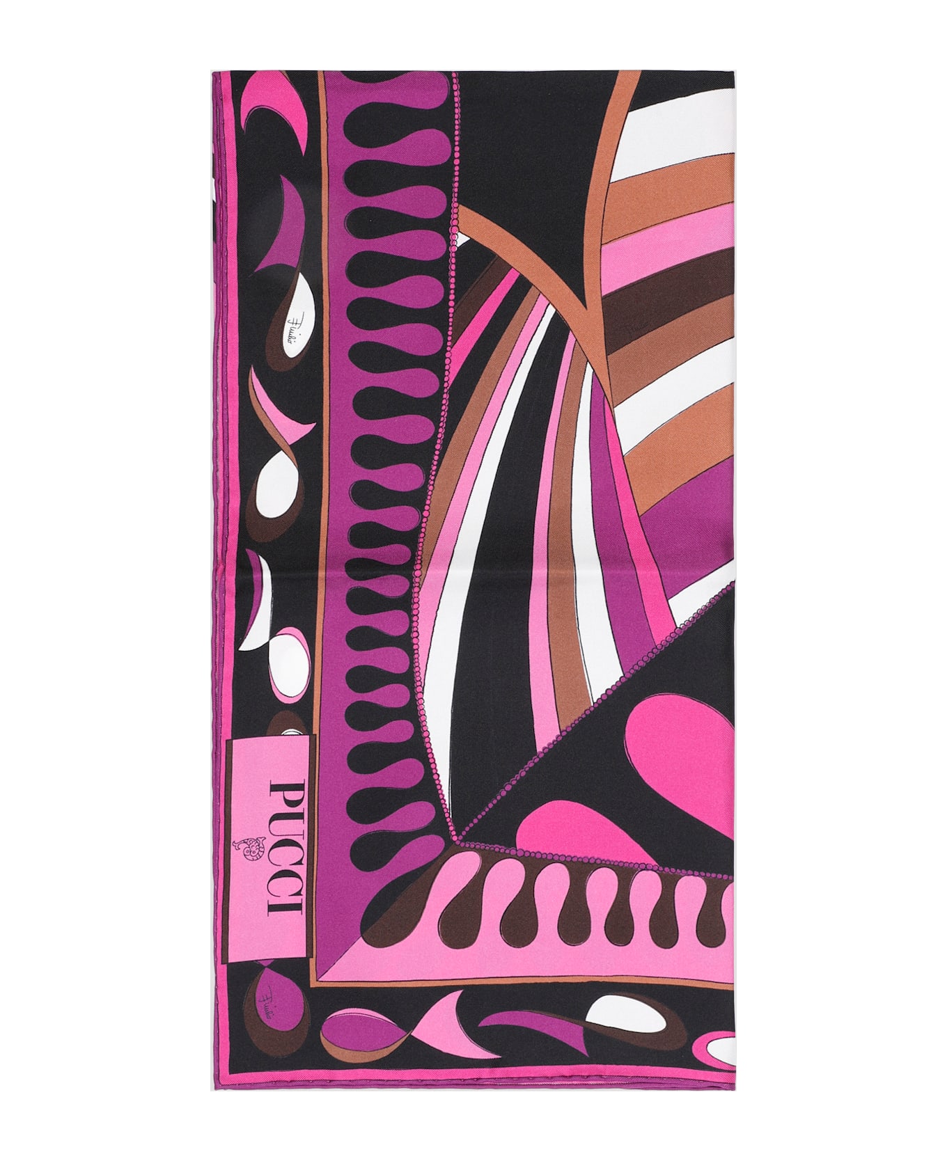 Pucci 90x90 Scarf - Fuxia Marrone