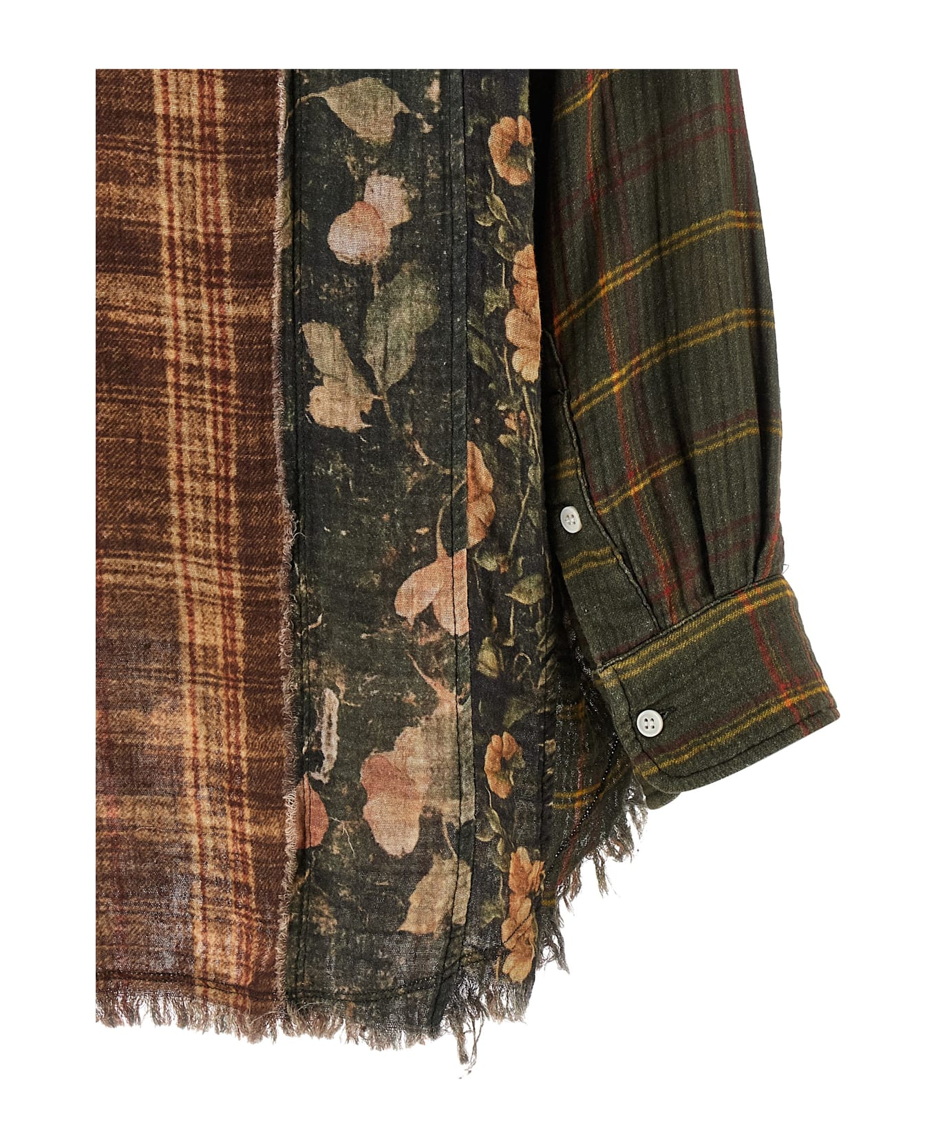 R13 Patchwork Shirt - Multicolor
