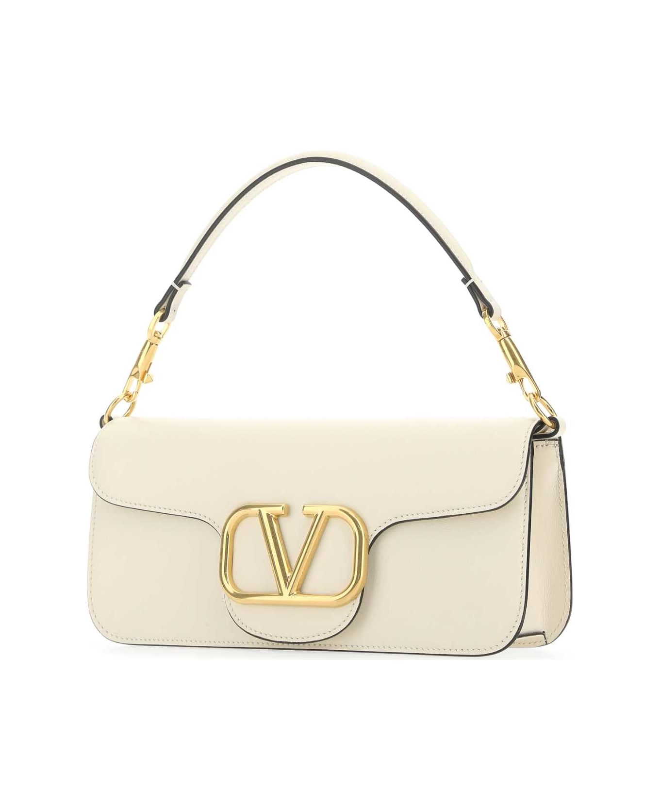 Valentino Garavani Locò Handbag - LIGHTIVORY