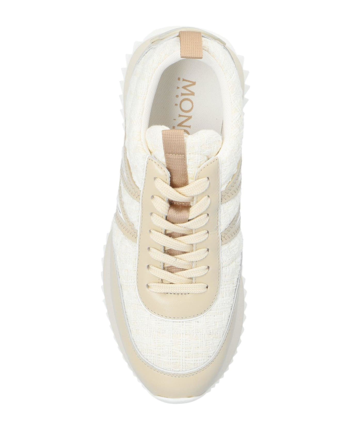 Moncler Pacey Low-top Sneakers - BOUCLE BEIGE WHITE