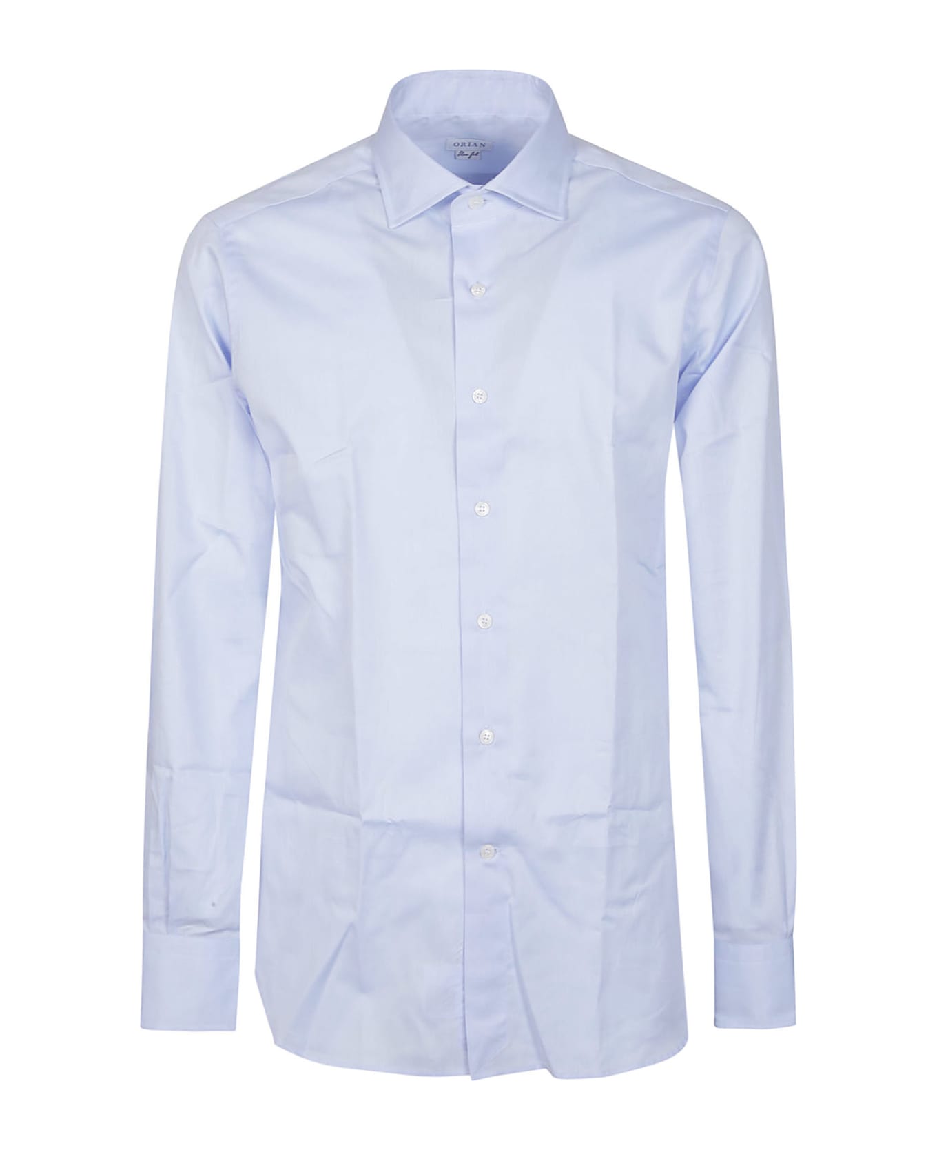 Orian Long Sleeve Slim Shirt - Azzurro