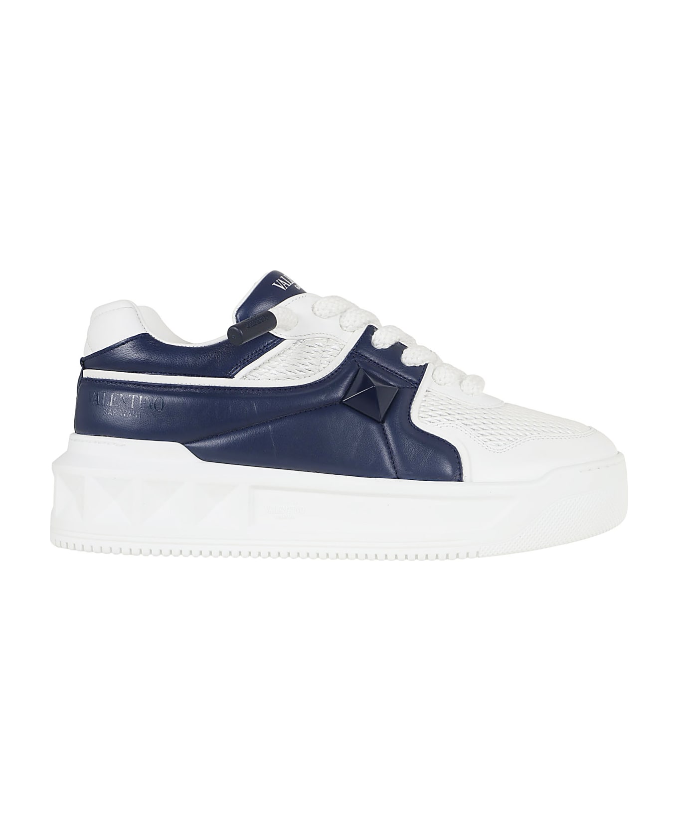 Valentino Garavani Sneaker One Stud Xl - Bianco Worker Bianco Bianco Worker Bia