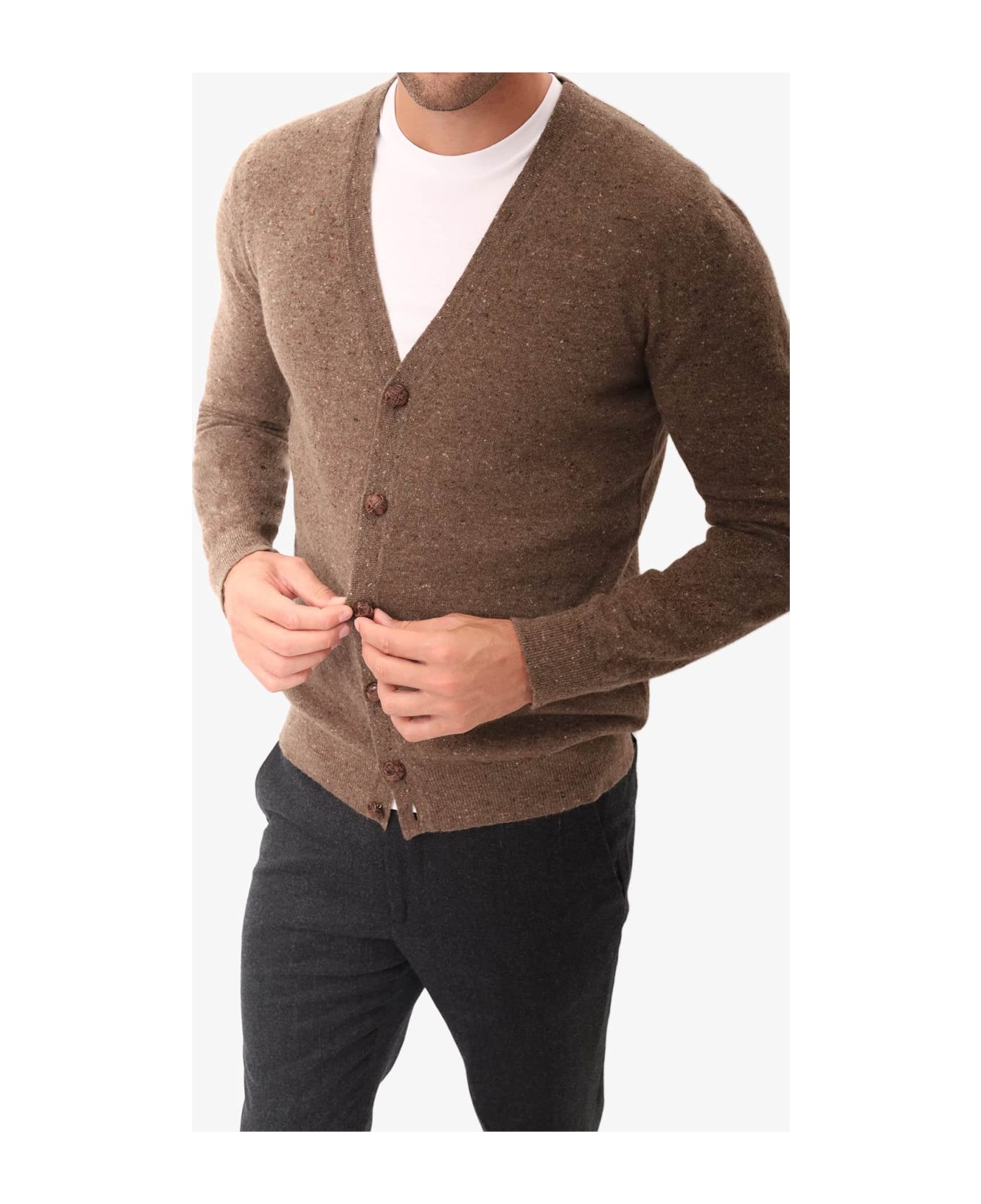 Larusmiani Cardigan 'balmoral' Cardigan - Brown