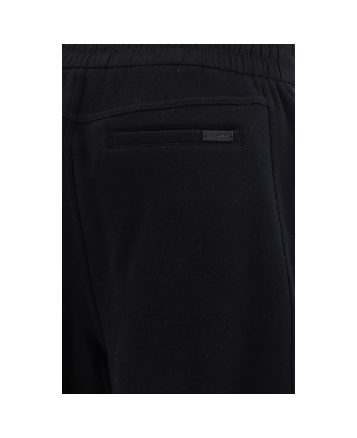 Saint Laurent Bermuda Shorts - Noir/naturel ショートパンツ