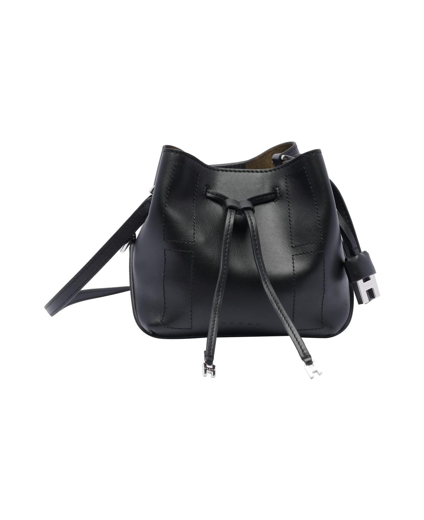 Hogan Mini Hogan Hocket Bucket Bag - Black