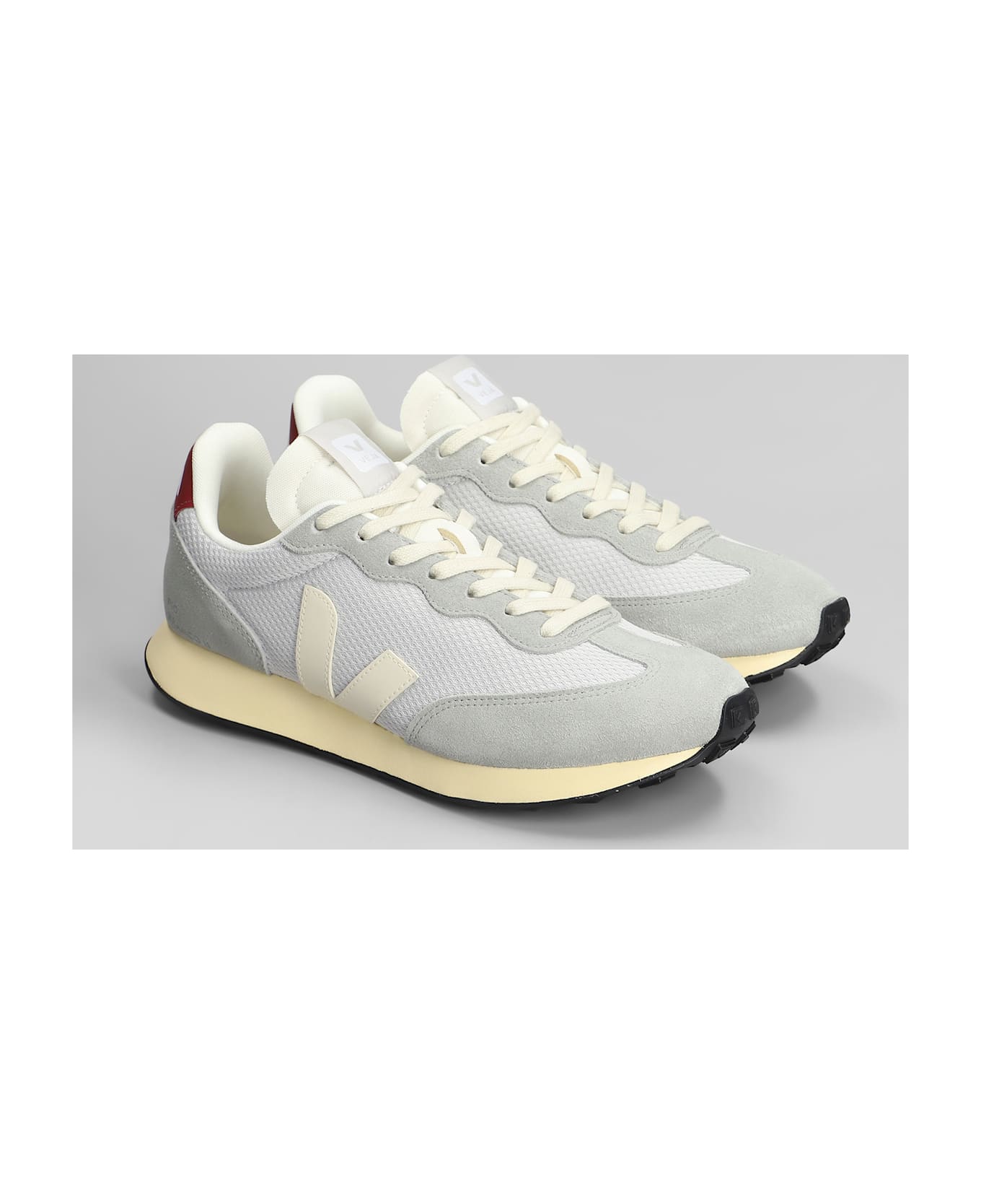 Veja Rio Branco Ii Sneakers In Grey Suede And Fabric - grey