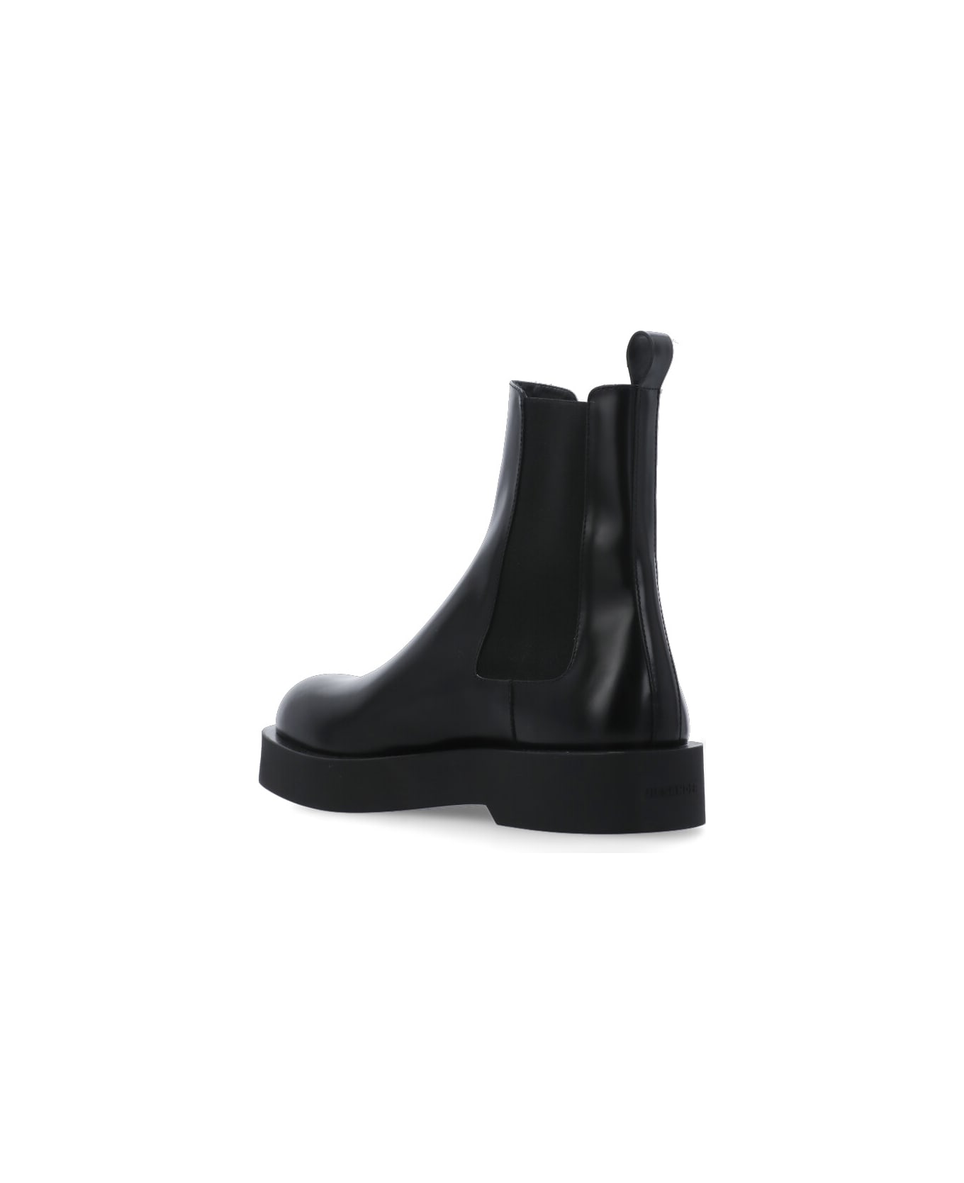 Jil Sander Chelsea Leather Boots - Black
