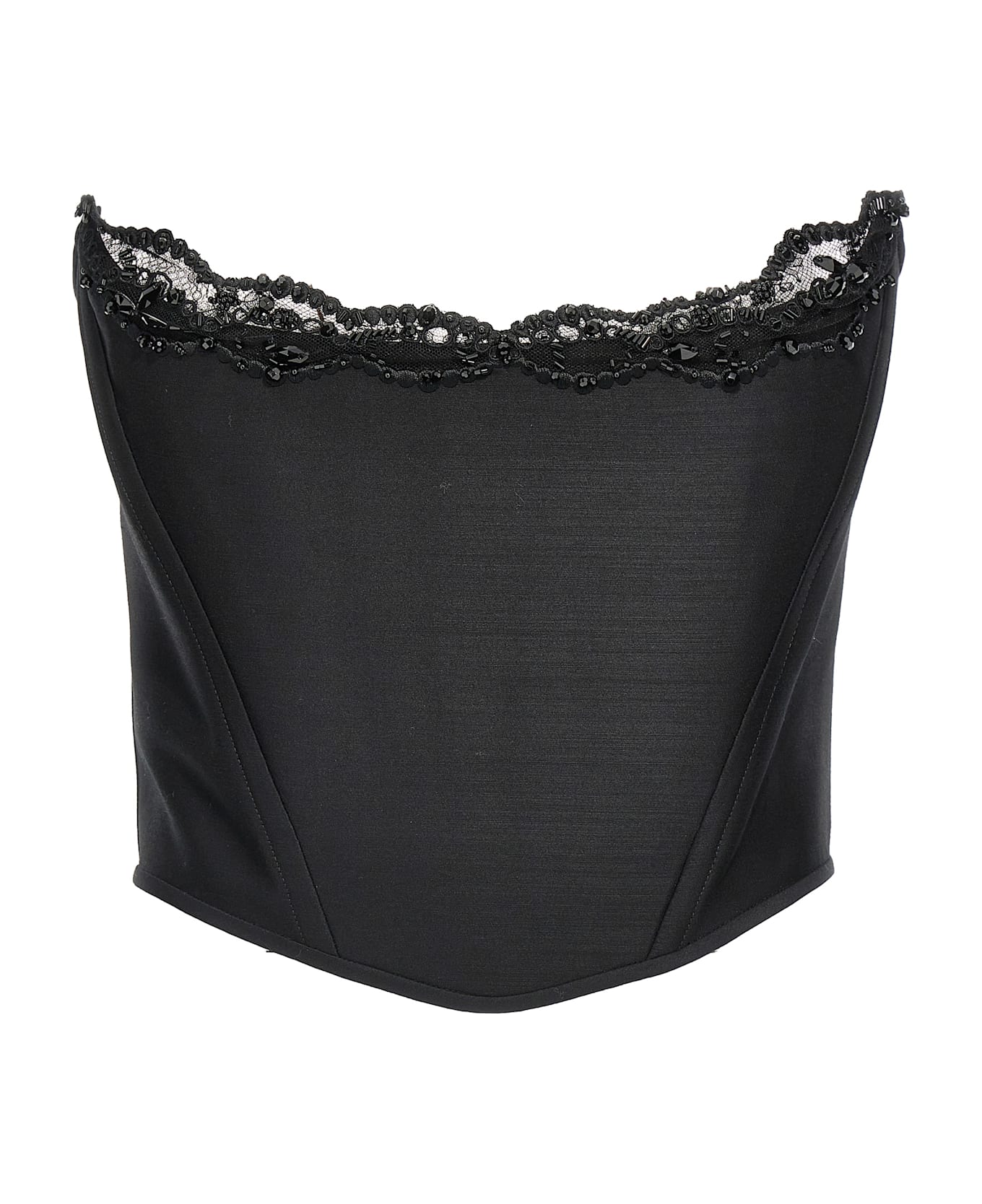 Dsquared2 'paris Corset' Top - Black  