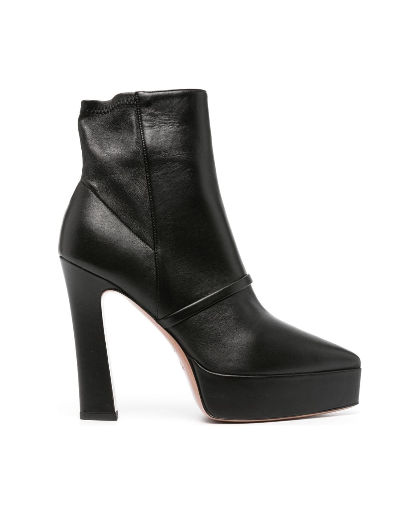 Malone Souliers Rue 125 High Heel Ankle Boots - Black  Black