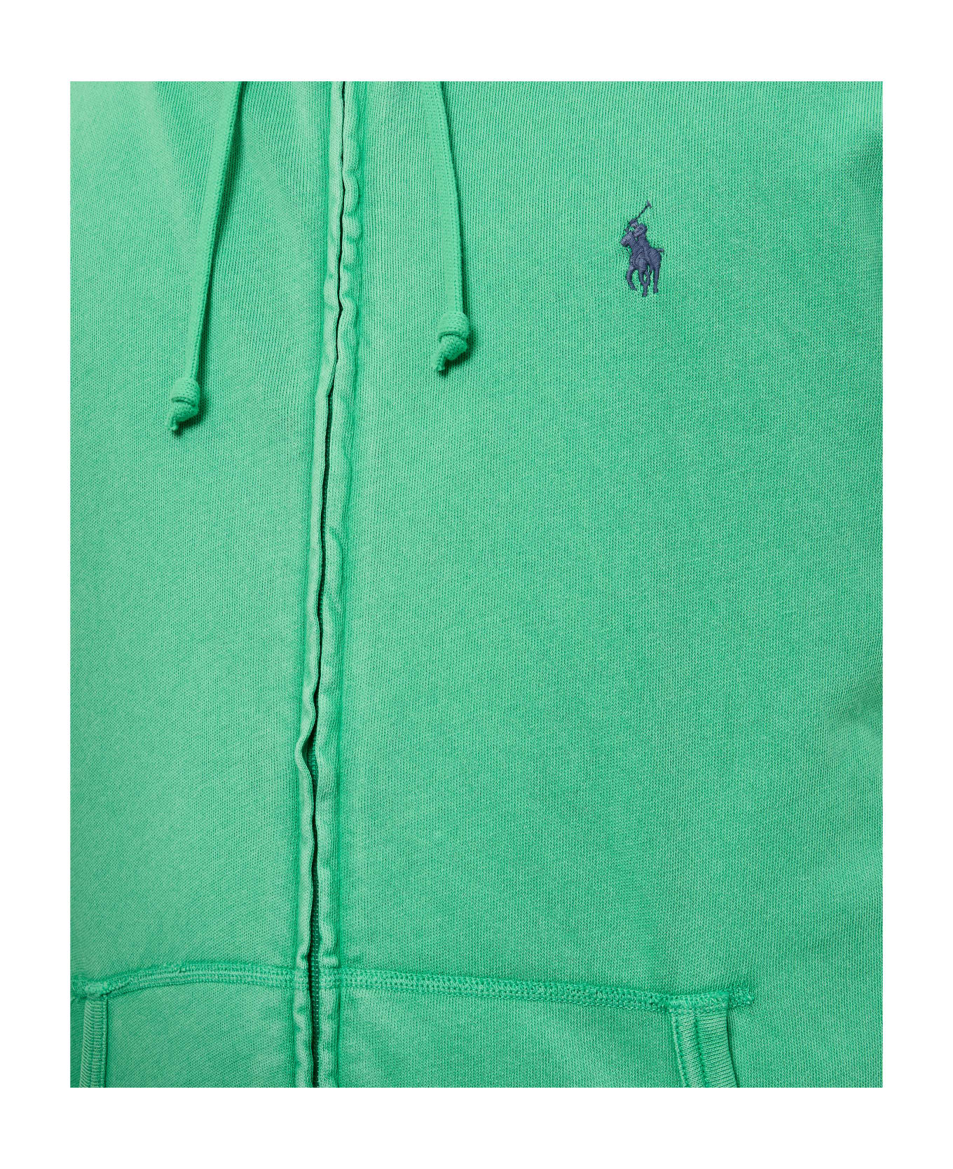 Polo Ralph Lauren Cotton Zipped Sweatshirt - Green