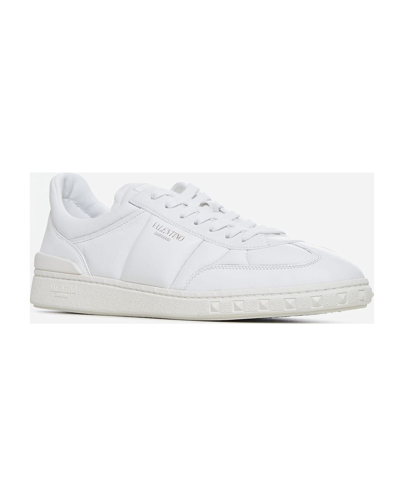Valentino Garavani Upvillage Nappa Leather Sneakers - BIANCO SNOW WHITE