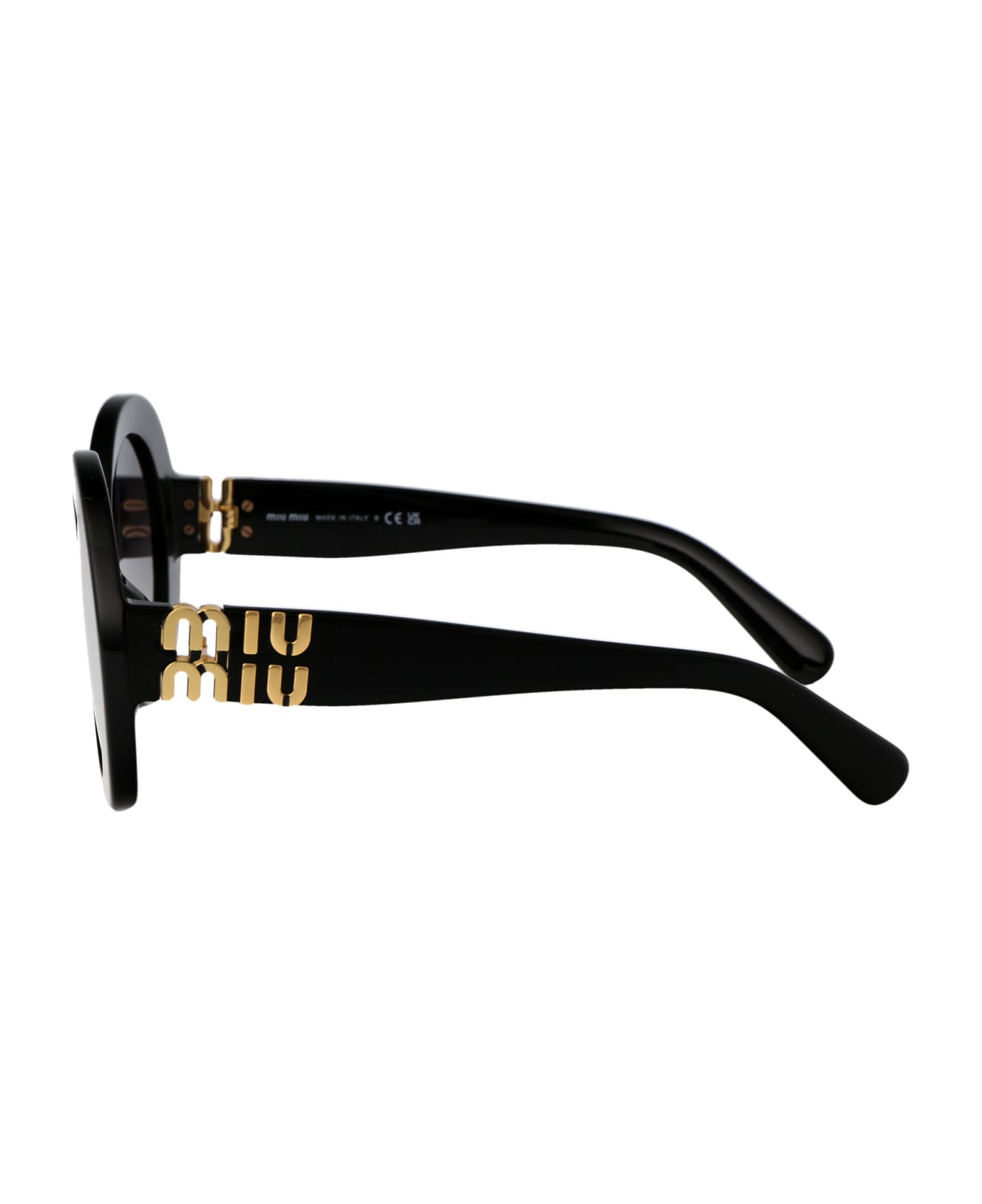 Miu Miu Eyewear 0mu 11ys Sunglasses - 1AB5D1 BLACK サングラス