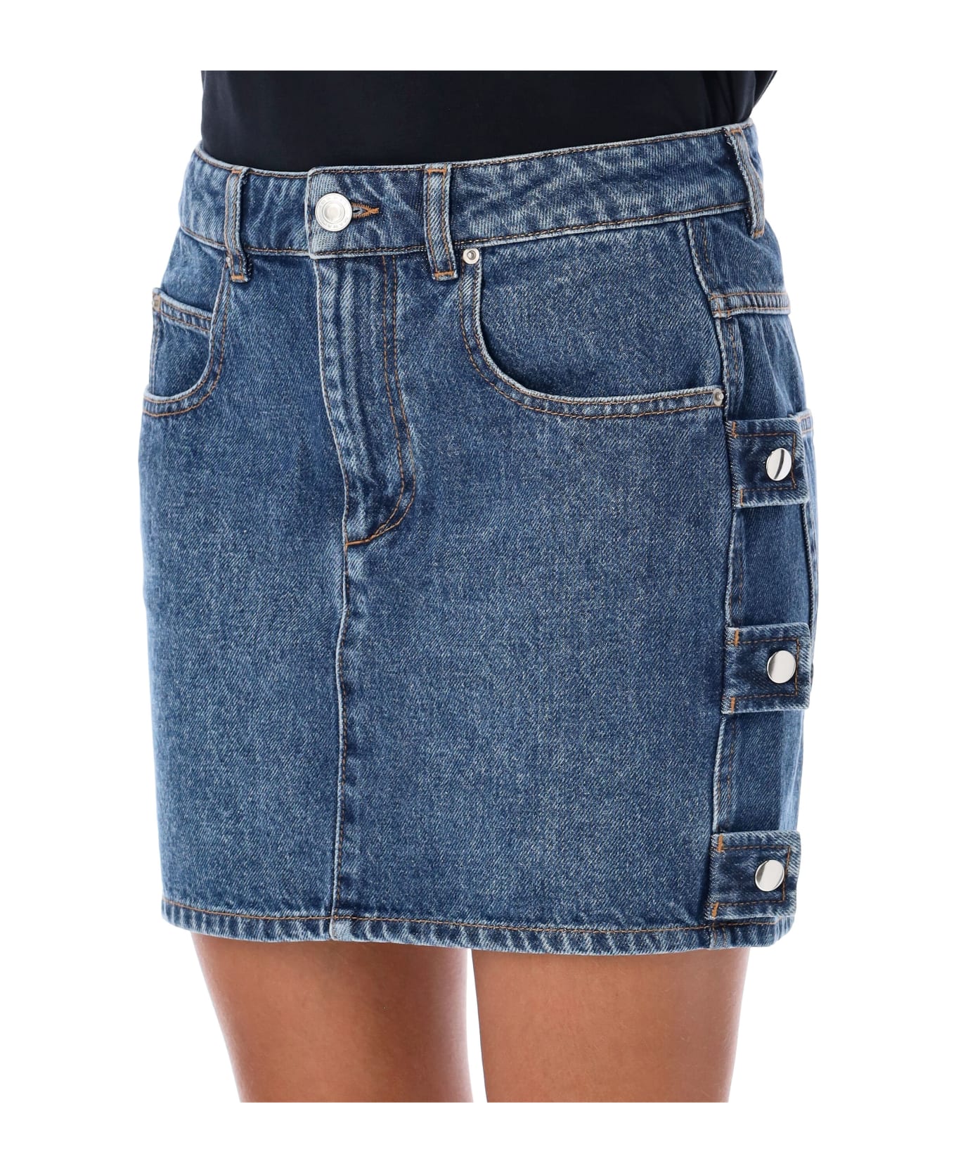 Marant Étoile Stessy Mini Skirt - BLUE