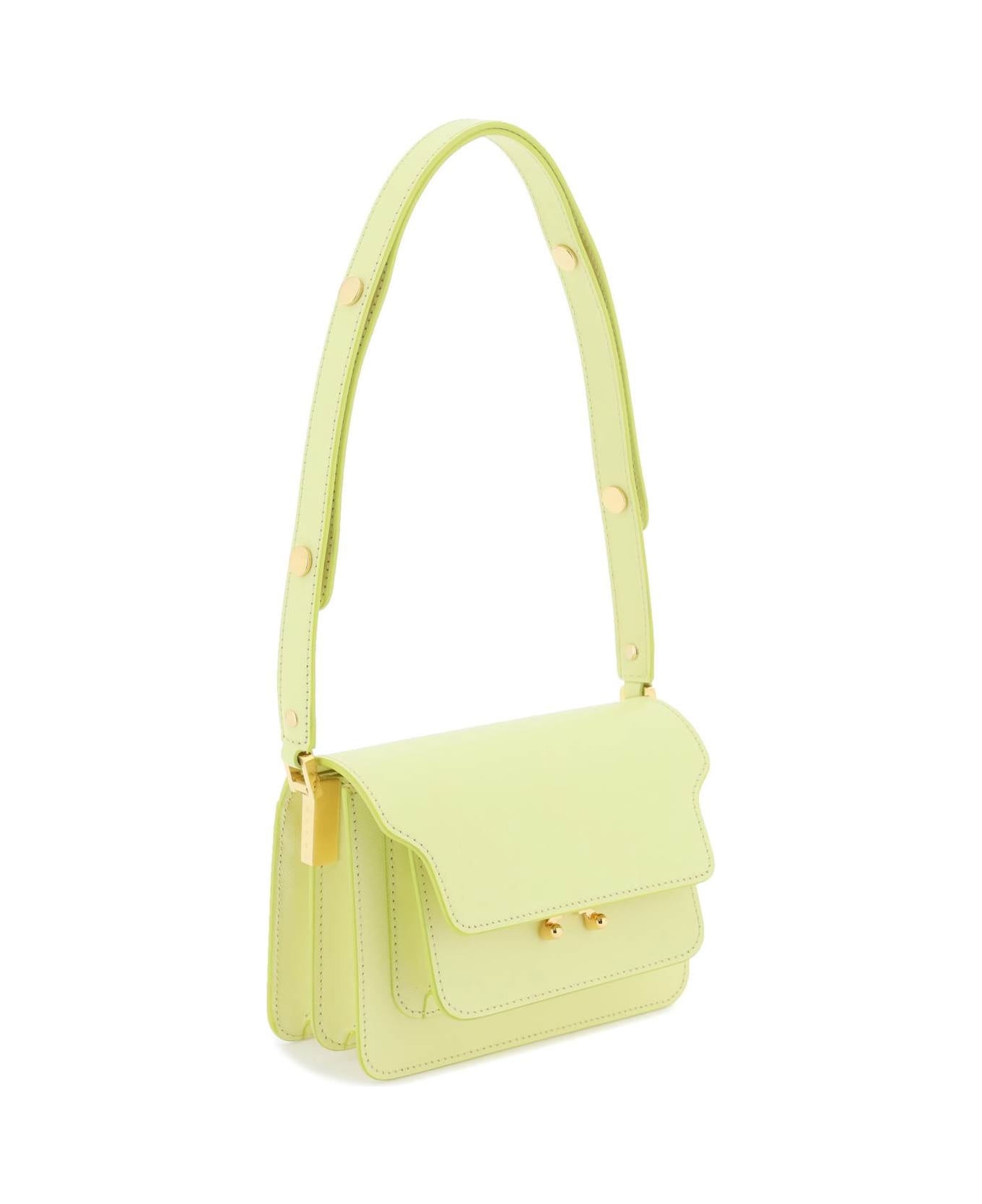 Marni Mini Trunk Bag - VANILLA (Yellow) ショルダーバッグ