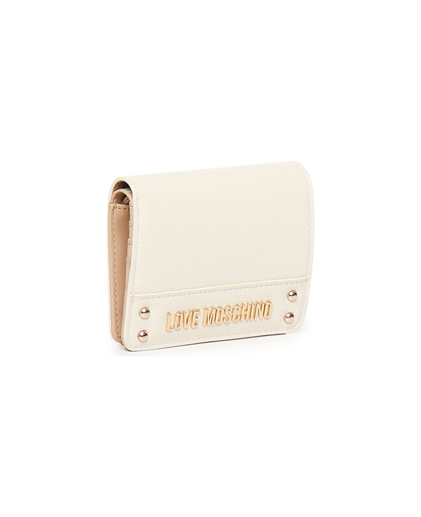 Love Moschino Wallet Lettering Logo - White